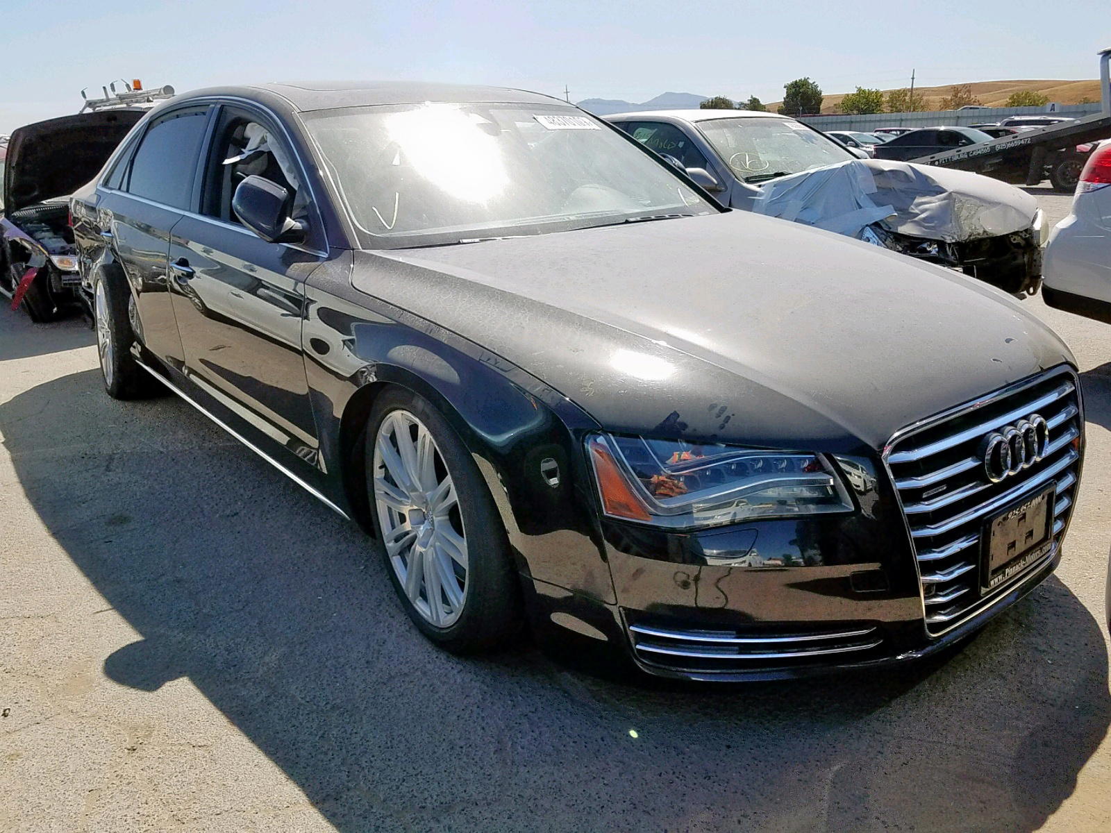 AUDI A8 L QUATT 2011 with VIN WAURVAFD5BN005299 - Photo from auction