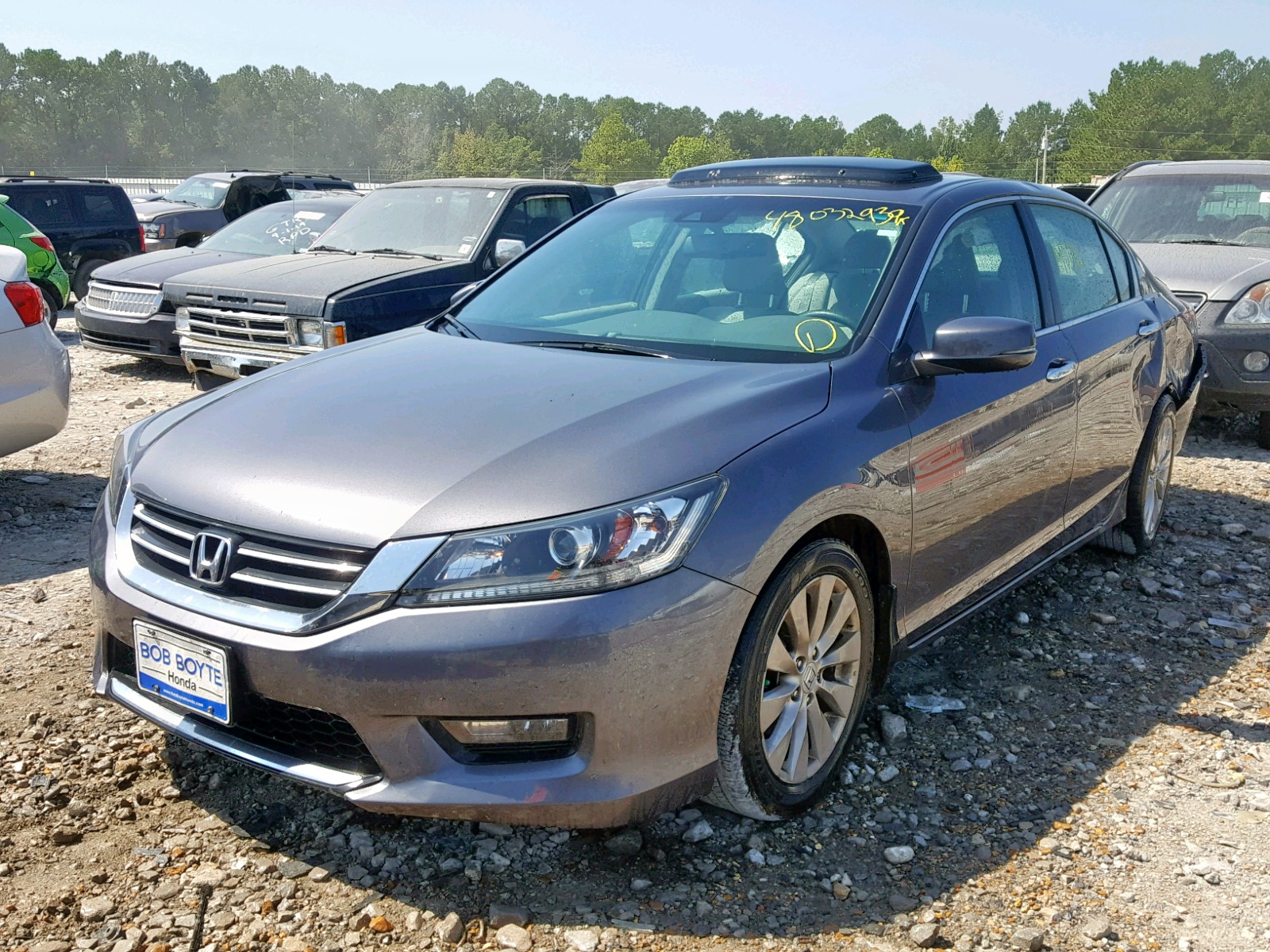 Photo 2 from auction – 2014 HONDA ACCORD EXL with VIN 1HGCR2F88EA070960