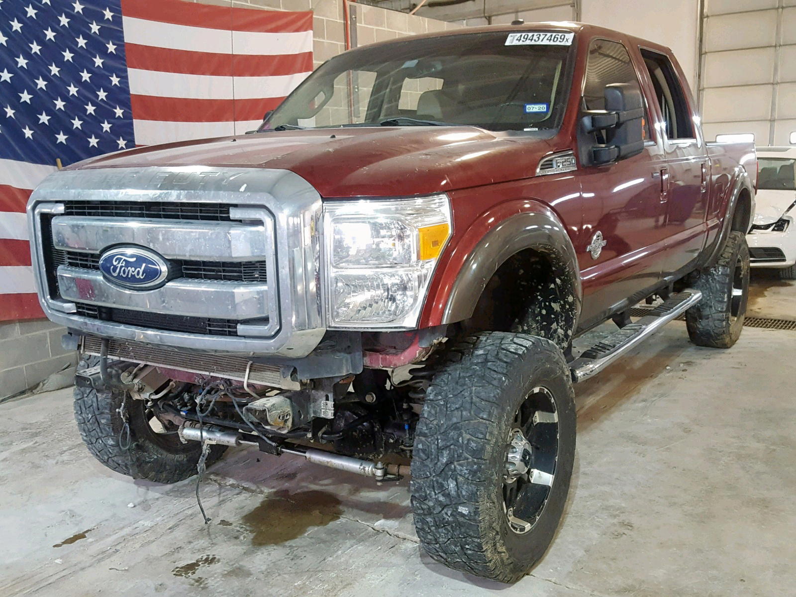 Photo 2 from auction – 2015 FORD F250 SUPER with VIN 1FT7W2BTXFEB10534