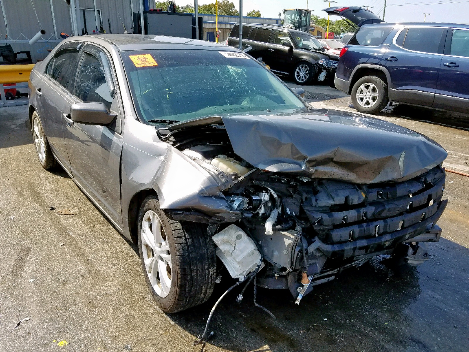FORD FUSION SE 2012 with VIN 3FAHP0HA9CR145396 - Photo from auction