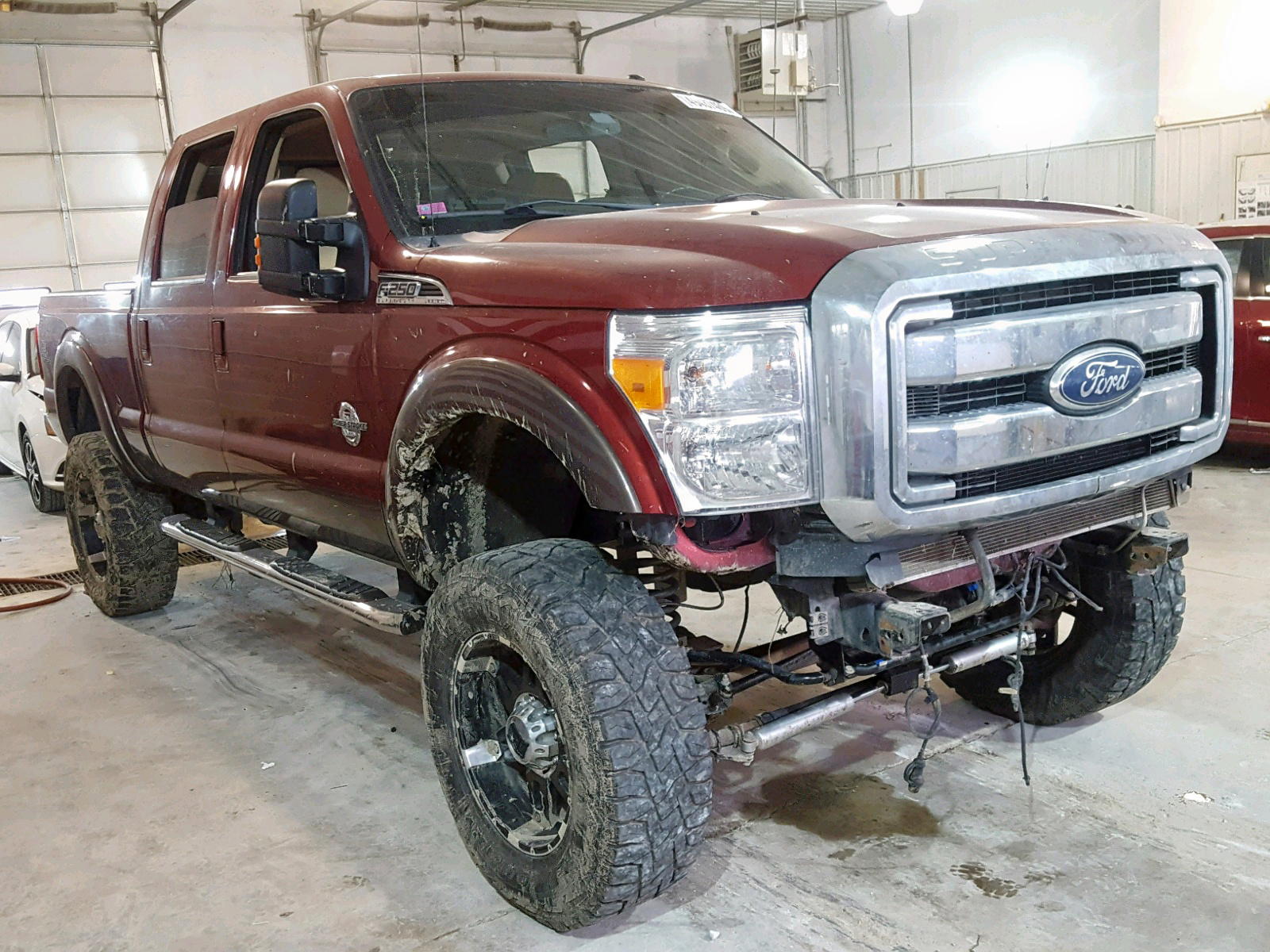 FORD F250 SUPER 2015 with VIN 1FT7W2BTXFEB10534 - Photo from auction