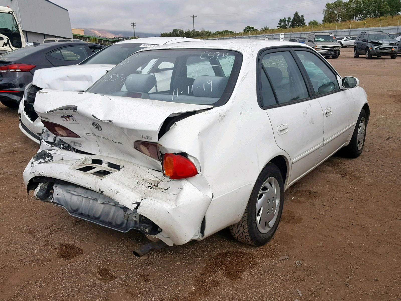 Photo 4 from auction – 2001 TOYOTA COROLLA CE with VIN 1NXBR12E91Z550266