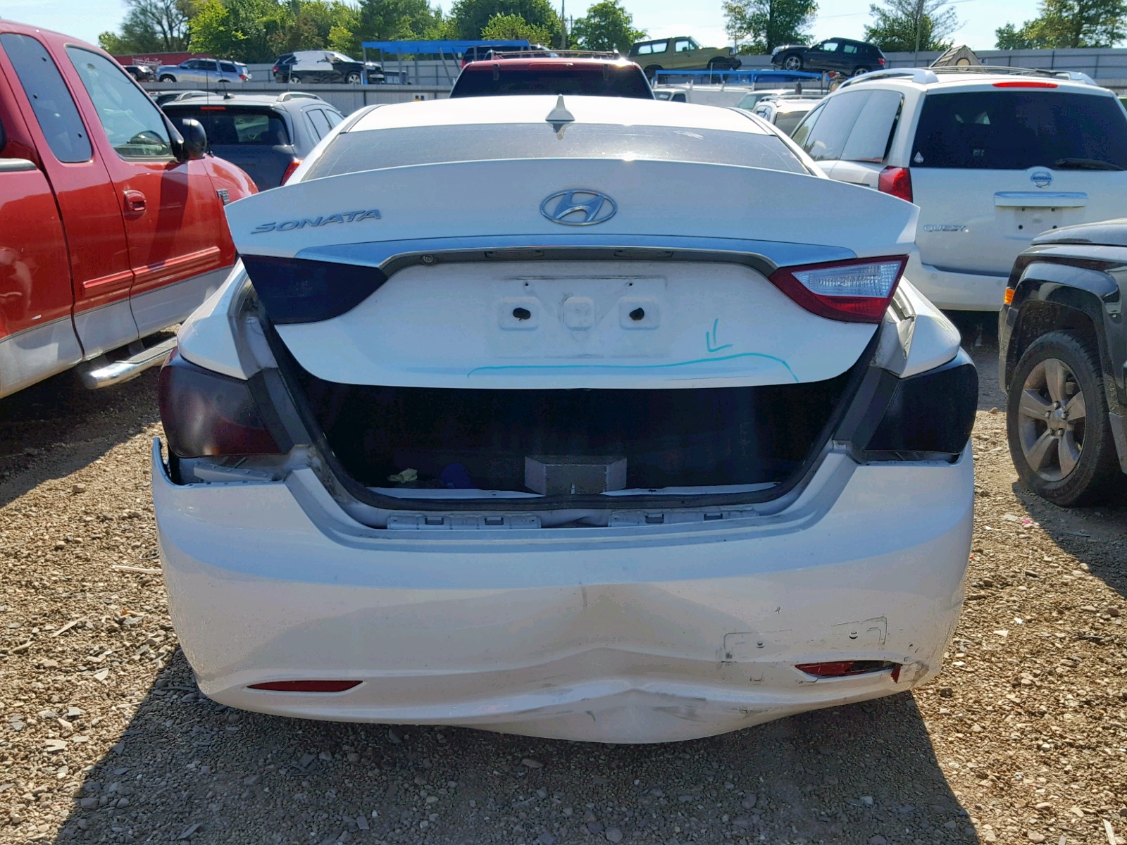 Photo 9 from auction – 2013 HYUNDAI SONATA GLS with VIN 5NPEB4ACXDH712640