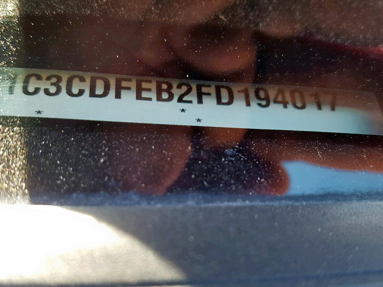Photo 10 from auction – 2015 DODGE DART GT with VIN 1C3CDFEB2FD194017