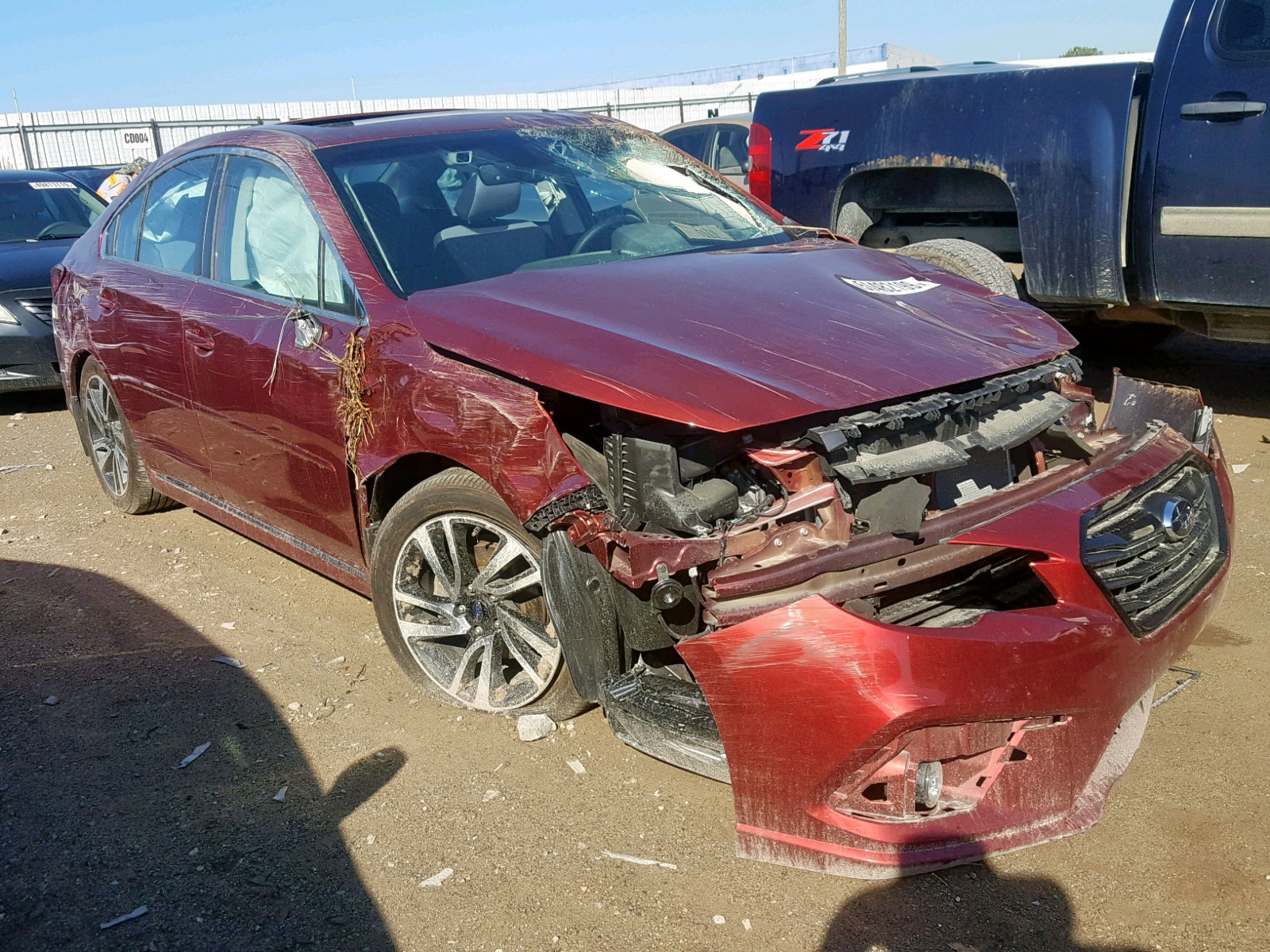 Photo 1 from auction – 2019 SUBARU LEGACY SPO with VIN 4S3BNAS65K3004855