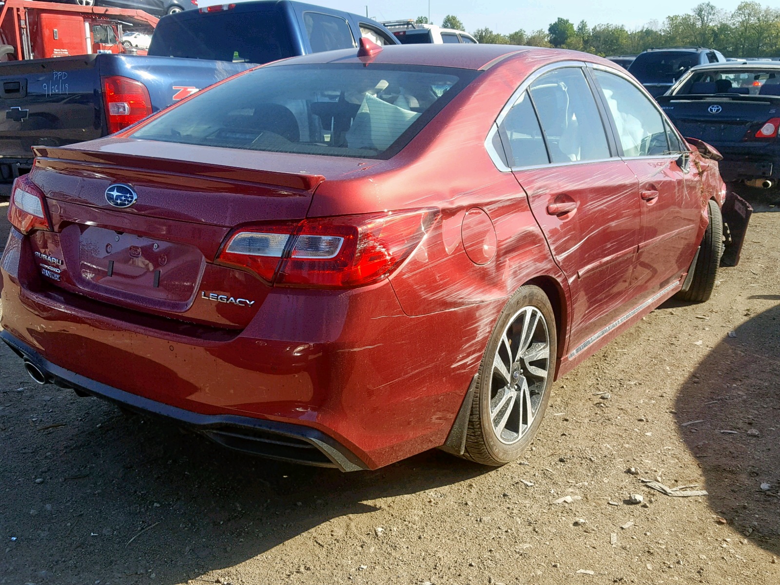 Photo 4 from auction – 2019 SUBARU LEGACY SPO with VIN 4S3BNAS65K3004855