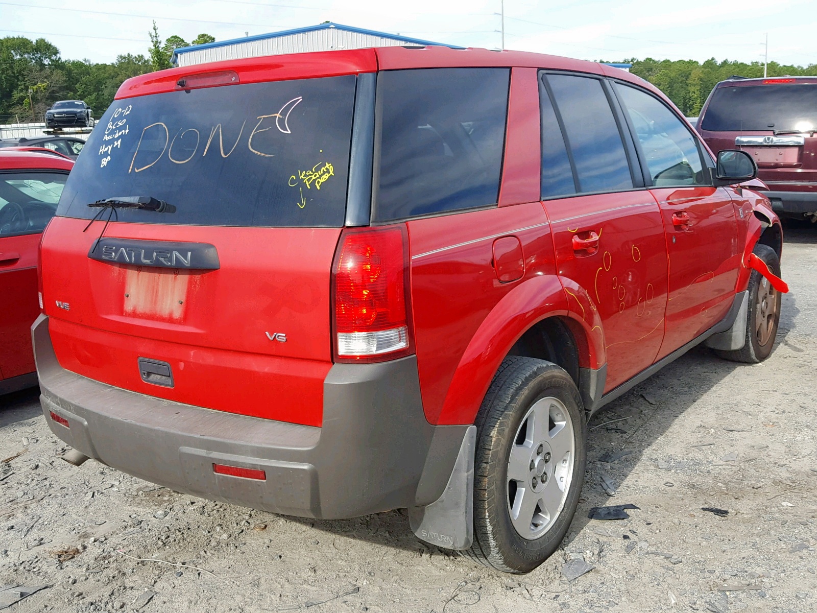 Photo 4 from auction – 2004 SATURN VUE with VIN 5GZCZ53434S889772