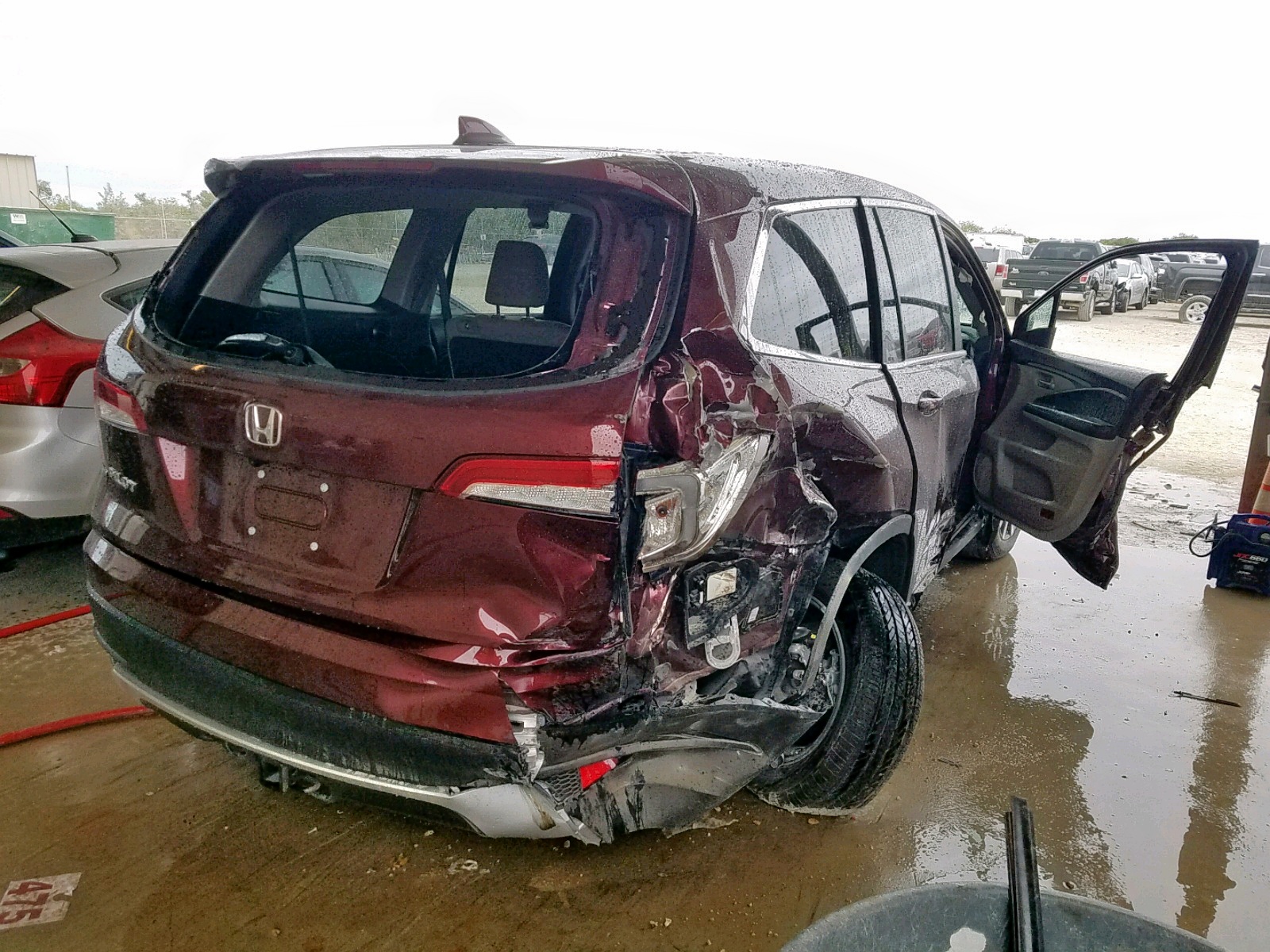 Photo 4 from auction – 2019 HONDA PILOT EXL with VIN 5FNYF5H52KB026960