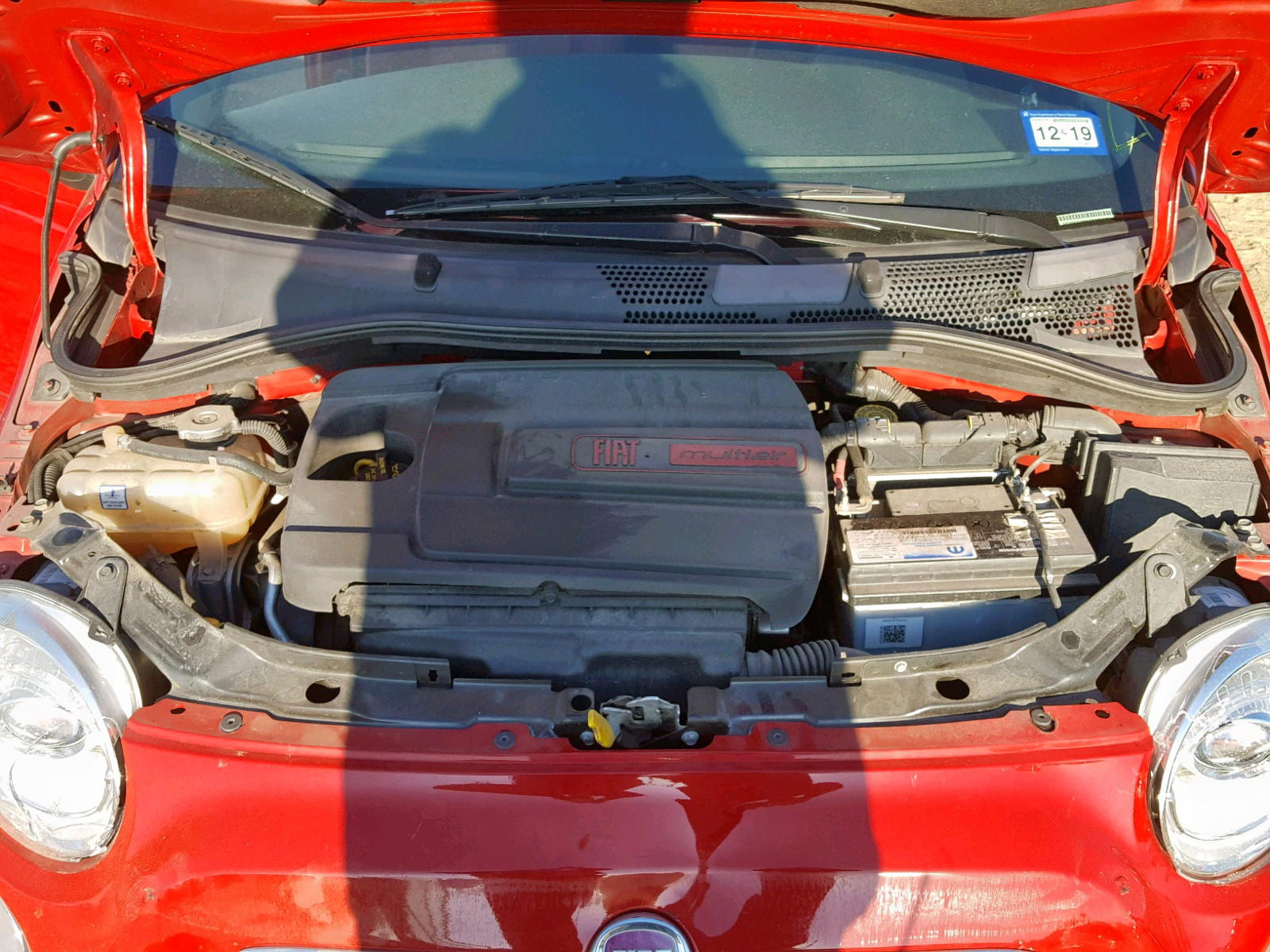 Photo 7 from auction – 2012 FIAT 500 LOUNGE with VIN 3C3CFFCR9CT385725