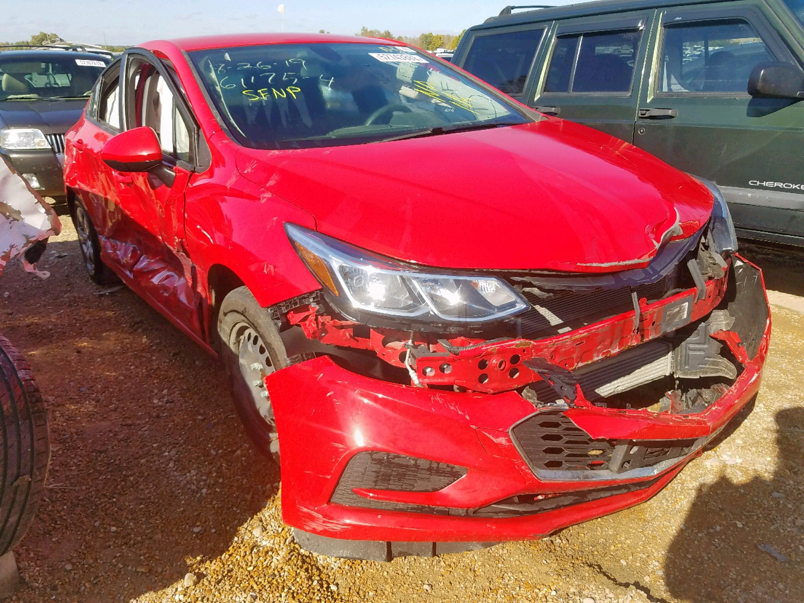 Photo 1 from auction – 2018 CHEVROLET CRUZE LS with VIN 1G1BC5SM5J7205215
