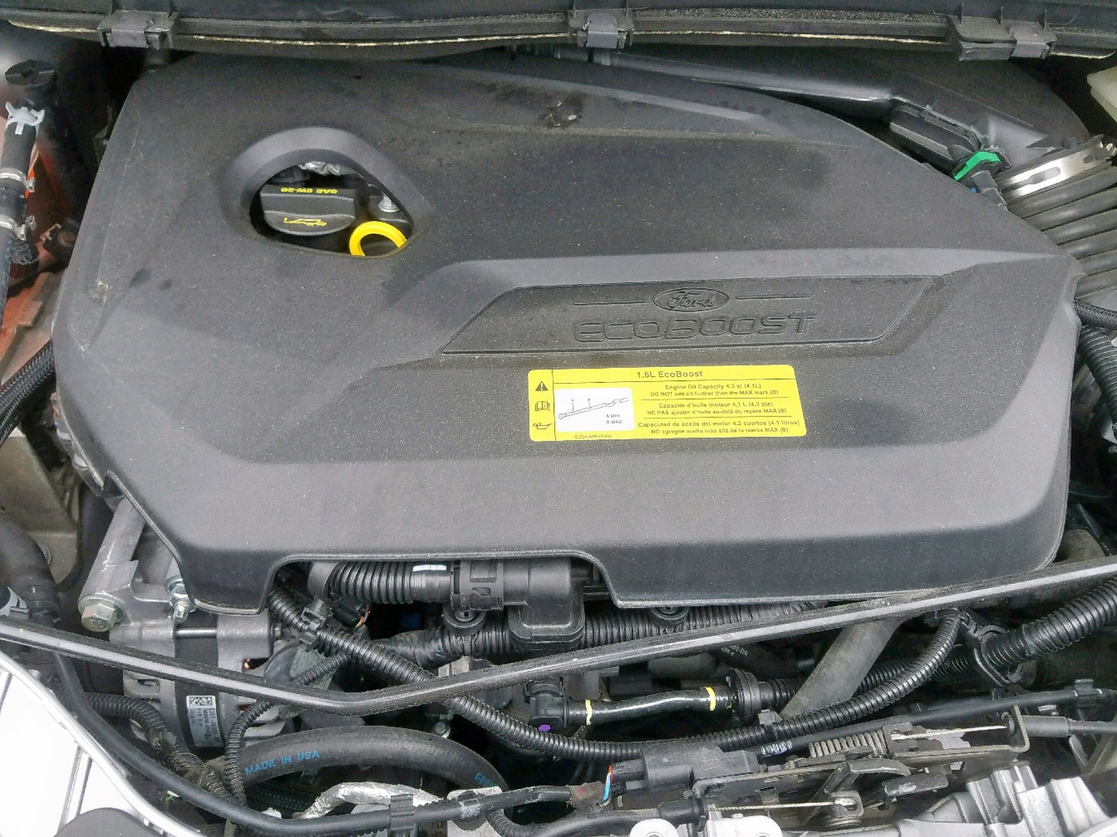 Photo 7 from auction – 2014 FORD ESCAPE SE with VIN 1FMCU0GX9EUB55484