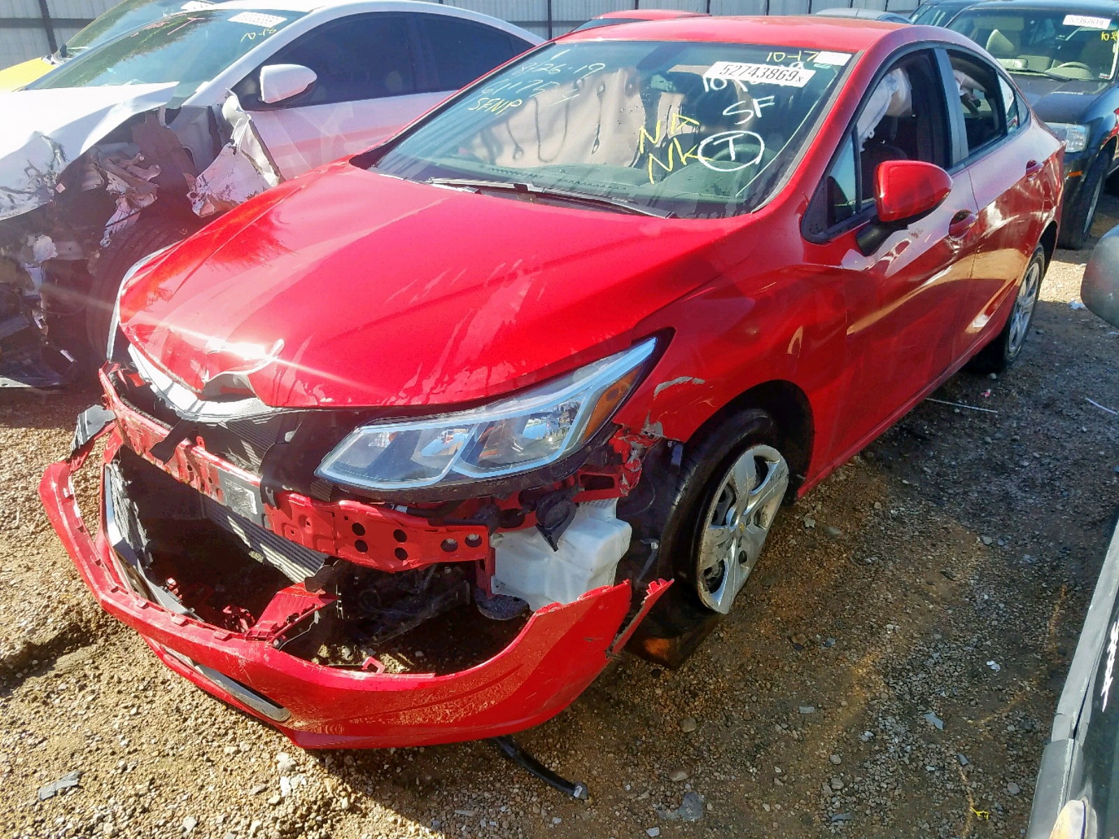 Photo 2 from auction – 2018 CHEVROLET CRUZE LS with VIN 1G1BC5SM5J7205215