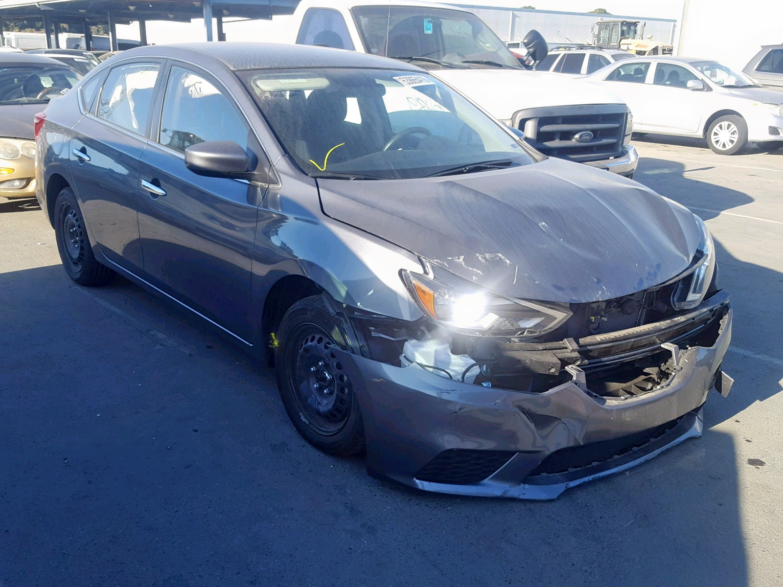 Photo 1 from auction – 2019 NISSAN SENTRA S with VIN 3N1AB7AP5KY302012