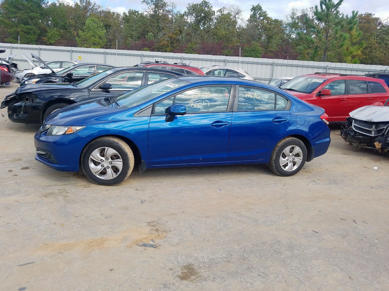 Photo 9 from auction – 2013 HONDA CIVIC LX with VIN 19XFB2F56DE097592
