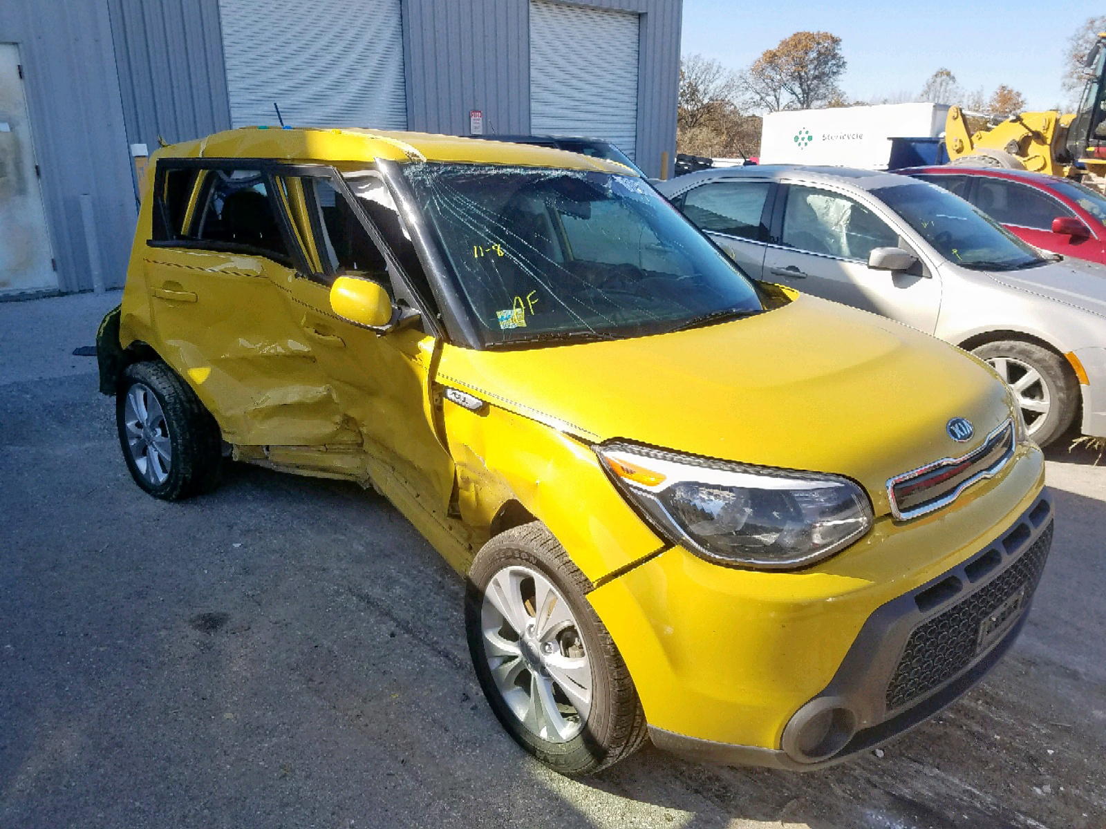 KIA SOUL + 2015 with VIN KNDJP3A58F7117627 - Photo from auction