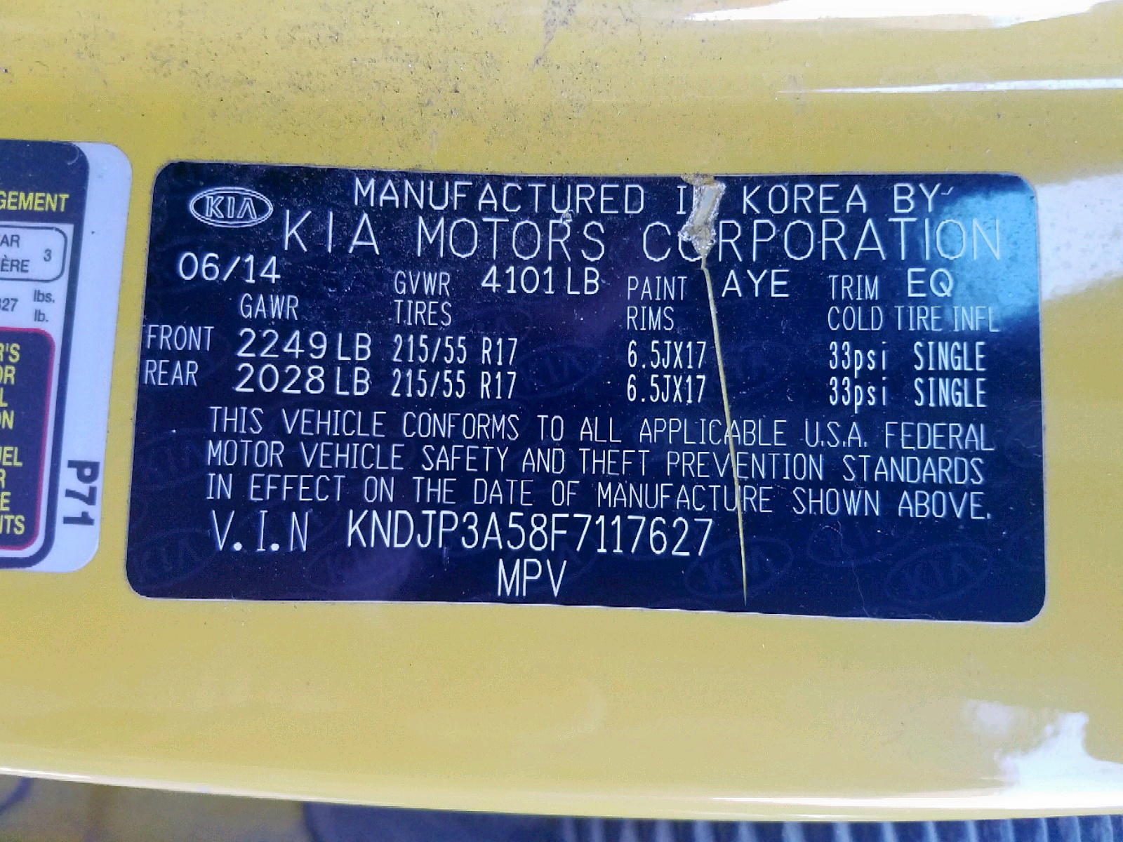 Photo 10 from auction – 2015 KIA SOUL + with VIN KNDJP3A58F7117627