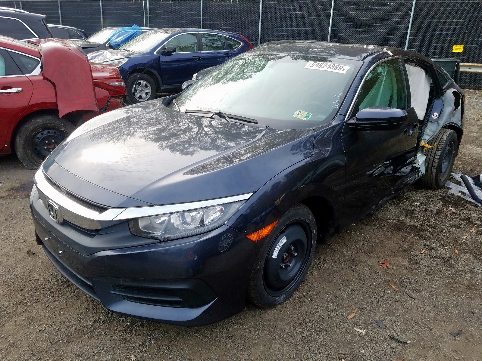 Photo 2 from auction – 2016 HONDA CIVIC LX with VIN 19XFC2F55GE227332