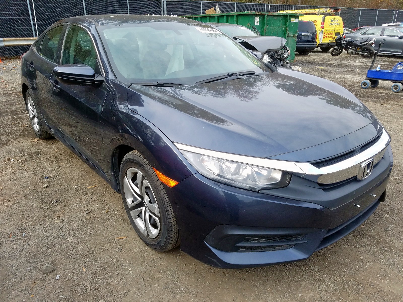Photo 1 from auction – 2016 HONDA CIVIC LX with VIN 19XFC2F55GE227332