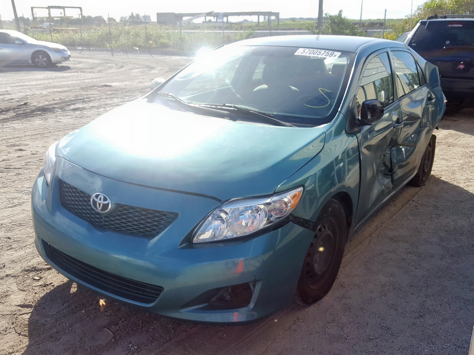 Photo 2 from auction – 2010 TOYOTA COROLLA BA with VIN 1NXBU4EE2AZ238026
