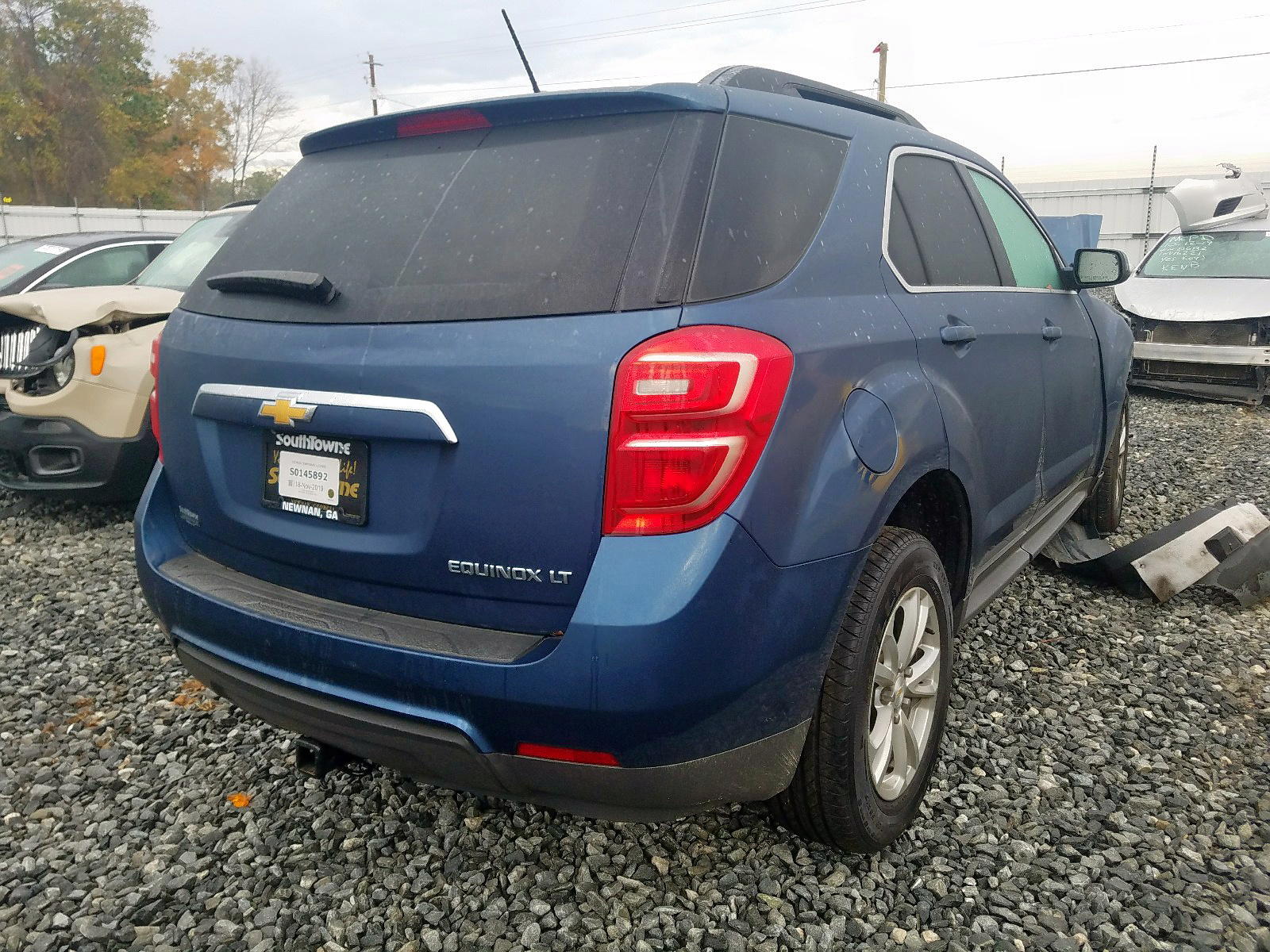 Photo 4 from auction – 2016 CHEVROLET EQUINOX LT with VIN 2GNALCEK2G6235970