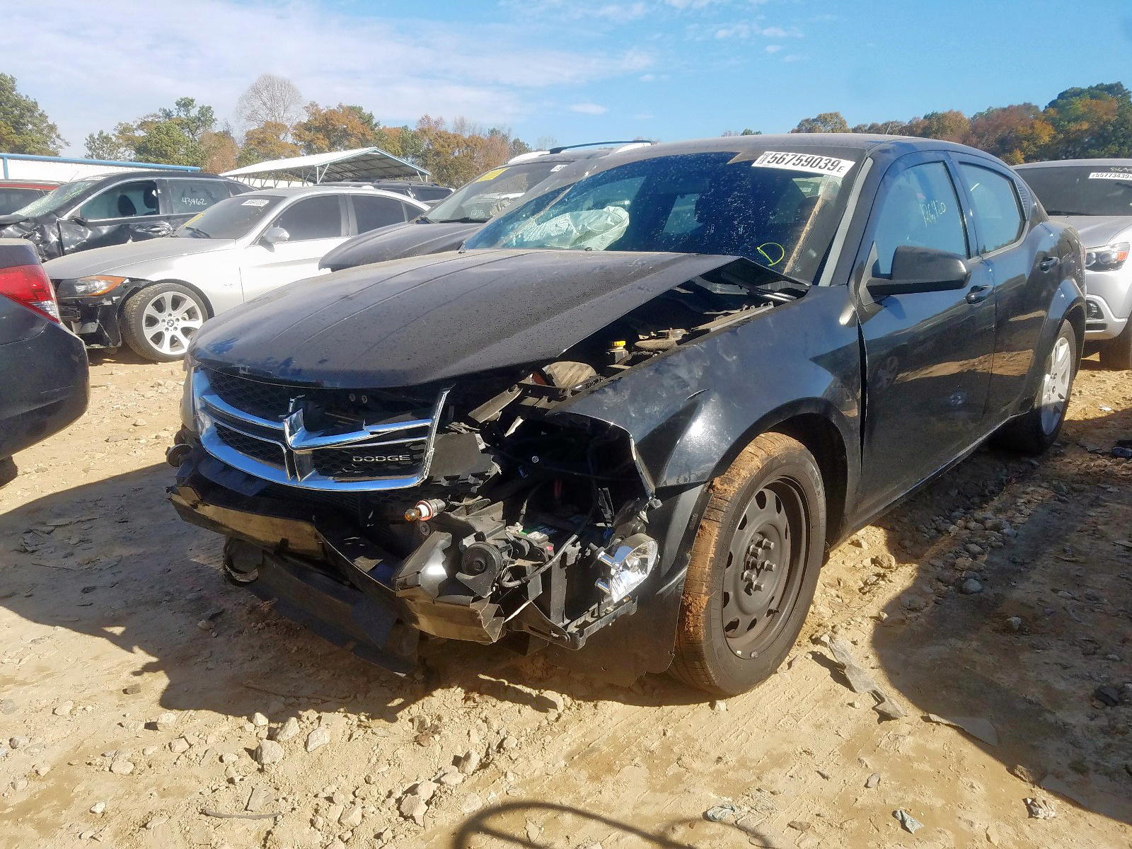 Photo 2 from auction – 2012 DODGE AVENGER SE with VIN 1C3CDZAB4CN174672