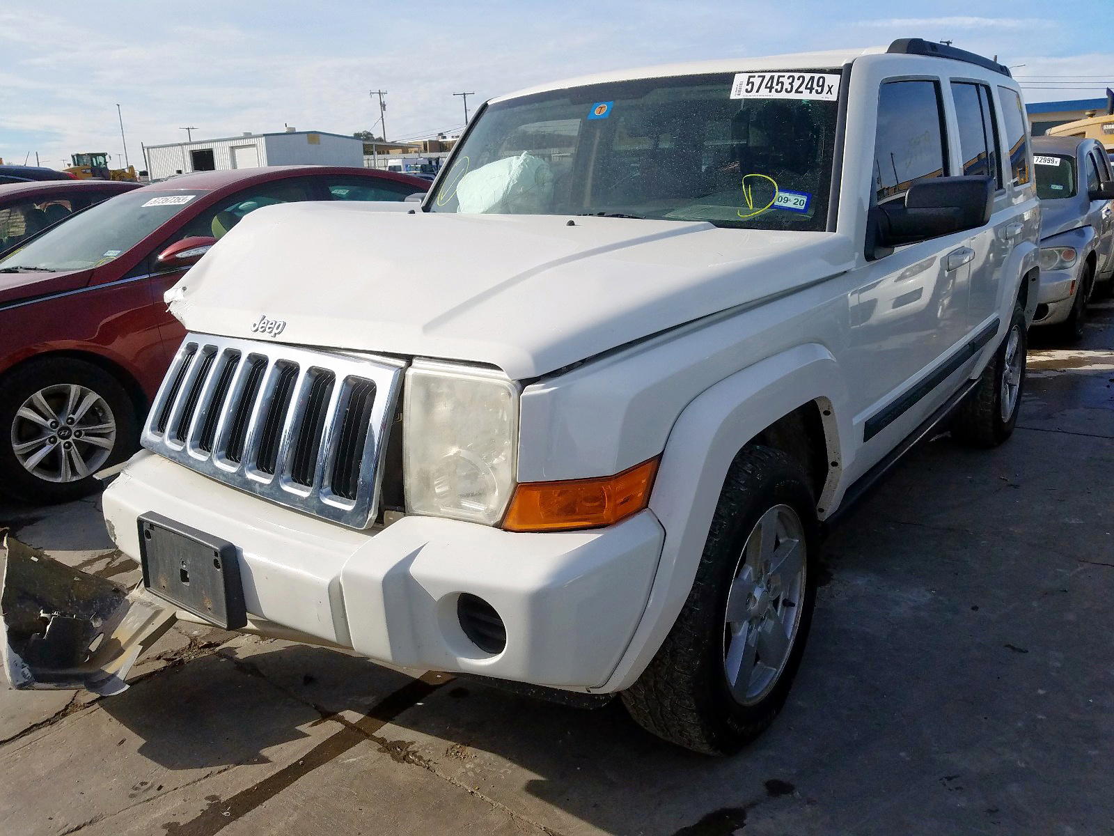 Photo 2 from auction – 2008 JEEP COMMANDER with VIN 1J8HG48K58C193597