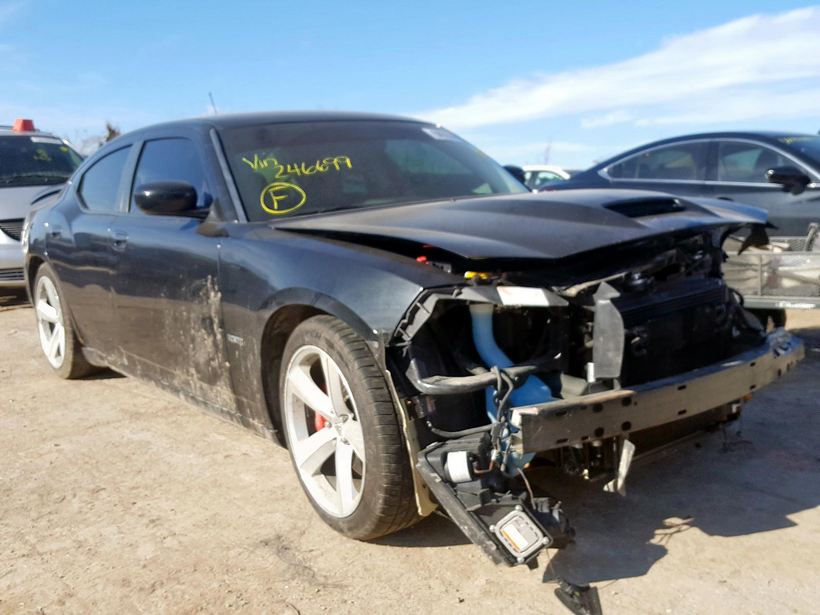 DODGE CHARGER SR 2008 with VIN 2B3KA73W48H246699 - Photo from auction