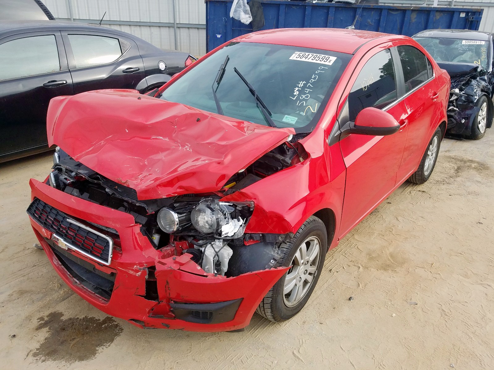 Photo 2 from auction – 2014 CHEVROLET SONIC LT with VIN 1G1JC5SH3E4182782