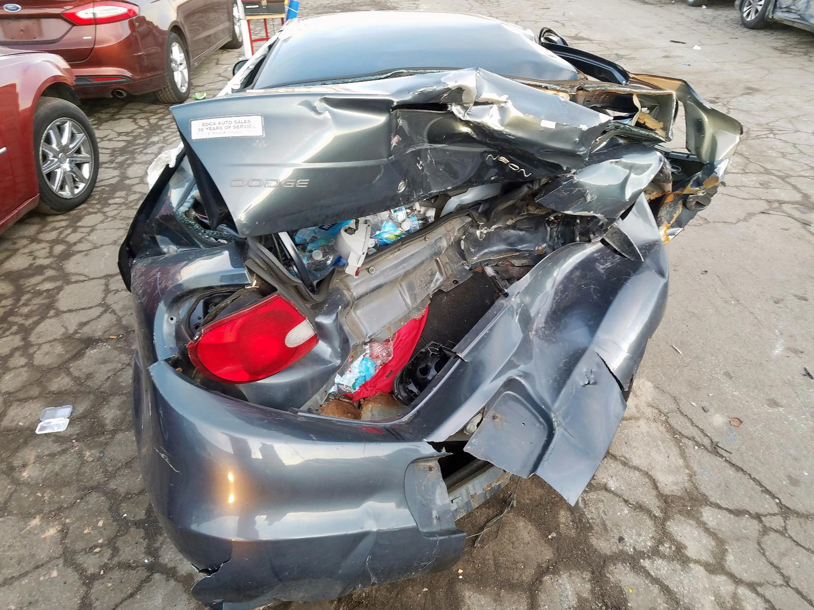 Photo 9 from auction – 2001 DODGE NEON with VIN 1B3ES46C31D260803