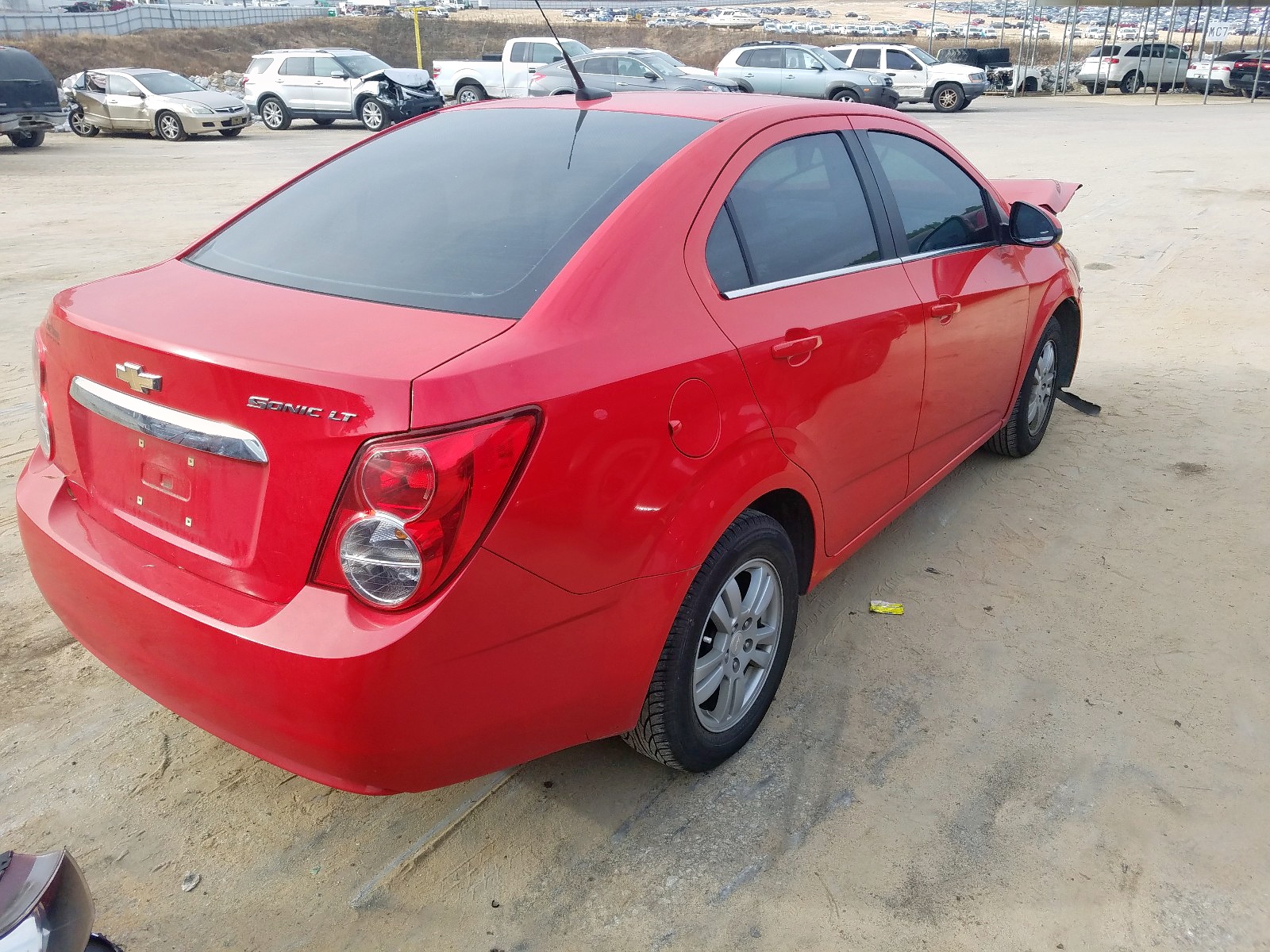 Photo 4 from auction – 2014 CHEVROLET SONIC LT with VIN 1G1JC5SH3E4182782