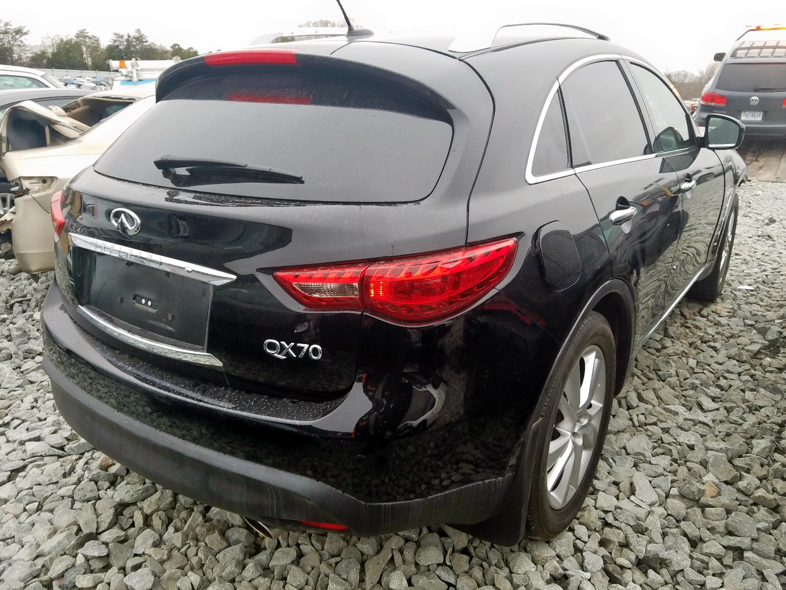 Photo 4 from auction – 2014 INFINITI QX70 with VIN JN8CS1MW0EM412323
