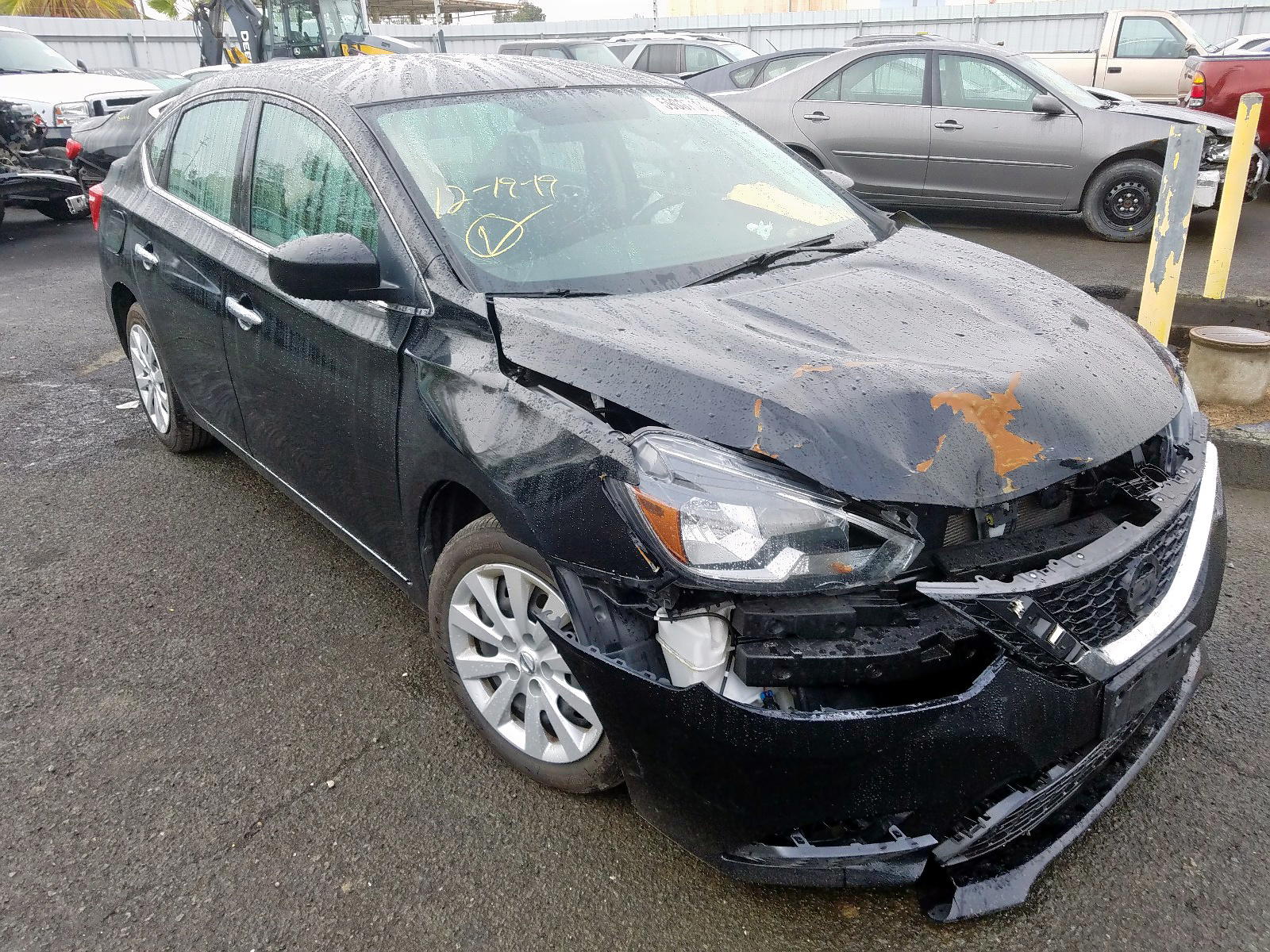 NISSAN SENTRA S 2017 with VIN 3N1AB7AP1HL694489 - Photo from auction