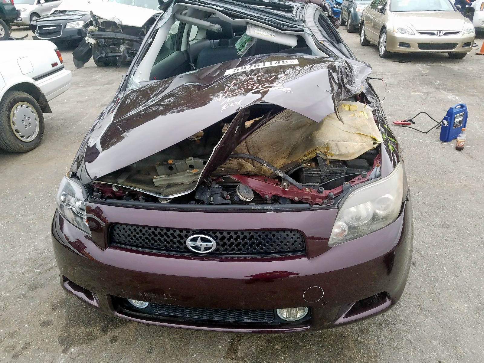 Photo 10 from auction – 2010 TOYOTA SCION TC with VIN JTKDE3B77A0315290