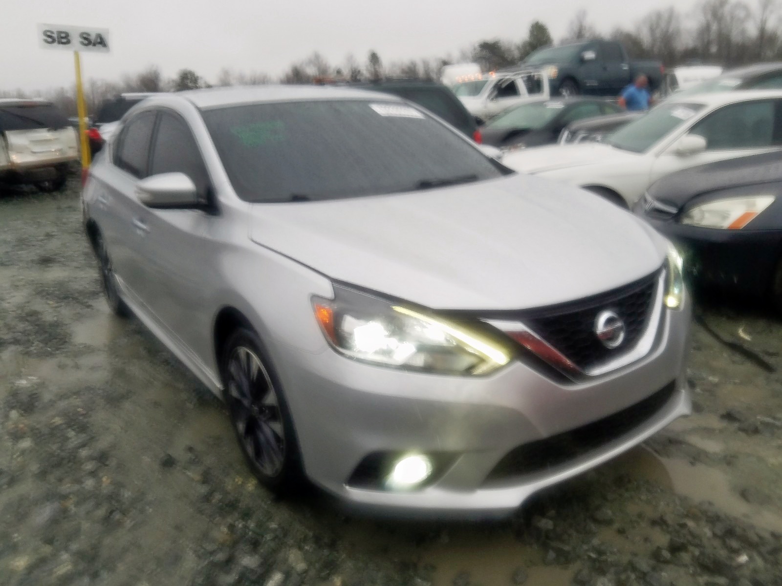 NISSAN SENTRA S 2016 with VIN 3N1AB7AP4GY247480 - Photo from auction
