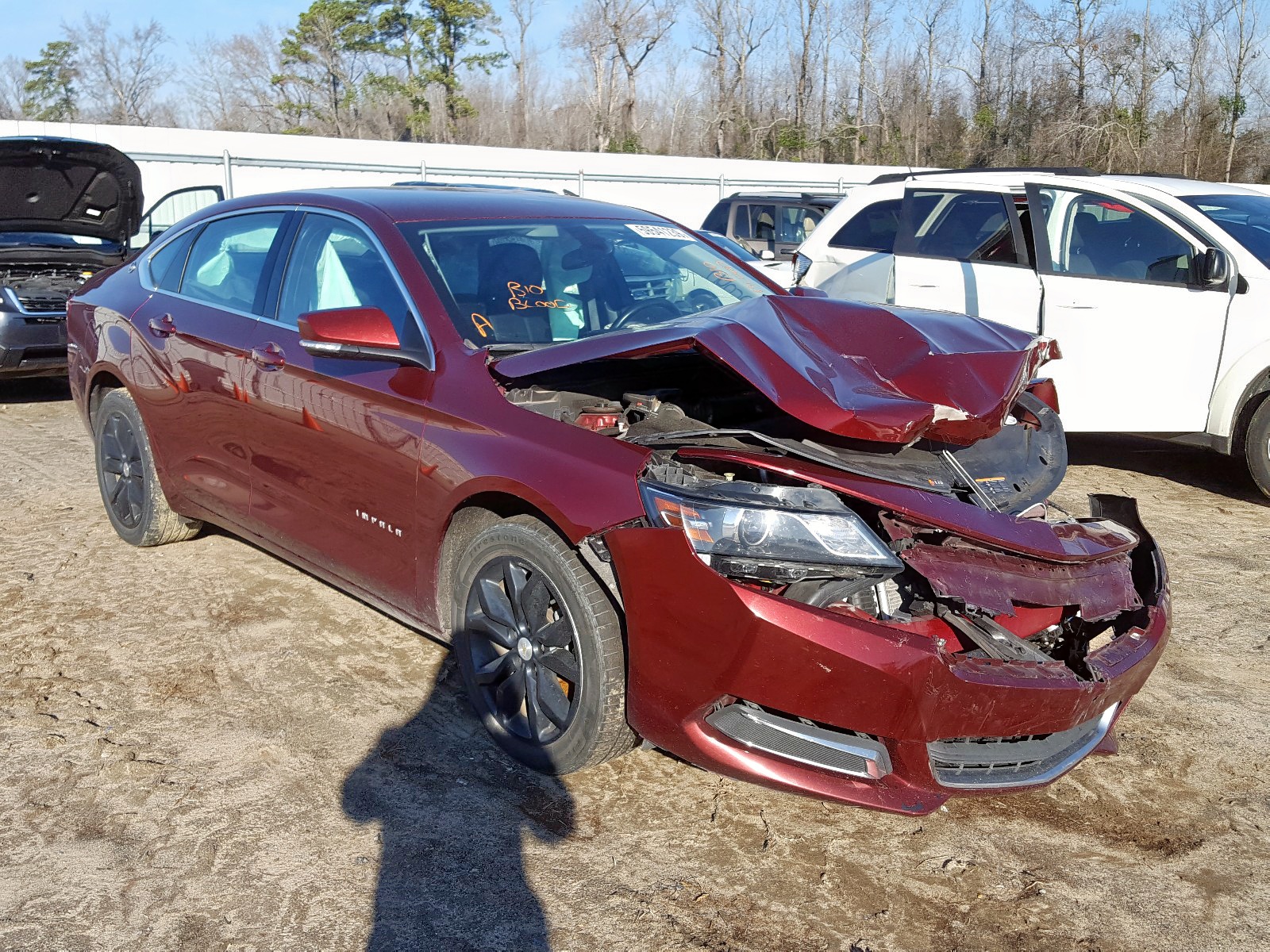 CHEVROLET IMPALA LT 2017 with VIN 2G1105SA9H9174733 - Photo from auction
