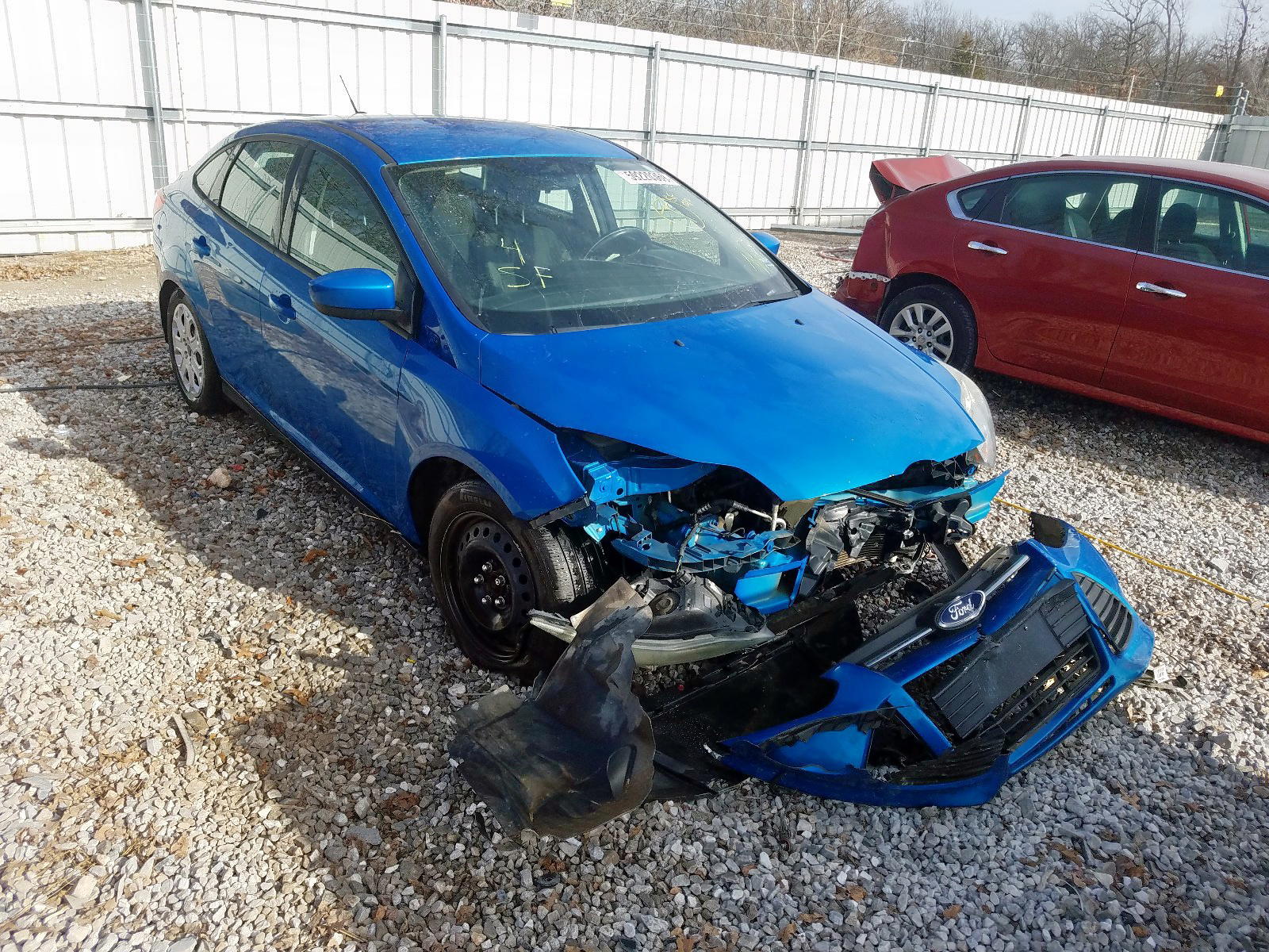 FORD FOCUS SE 2012 with VIN 1FAHP3F20CL150871 - Photo from auction