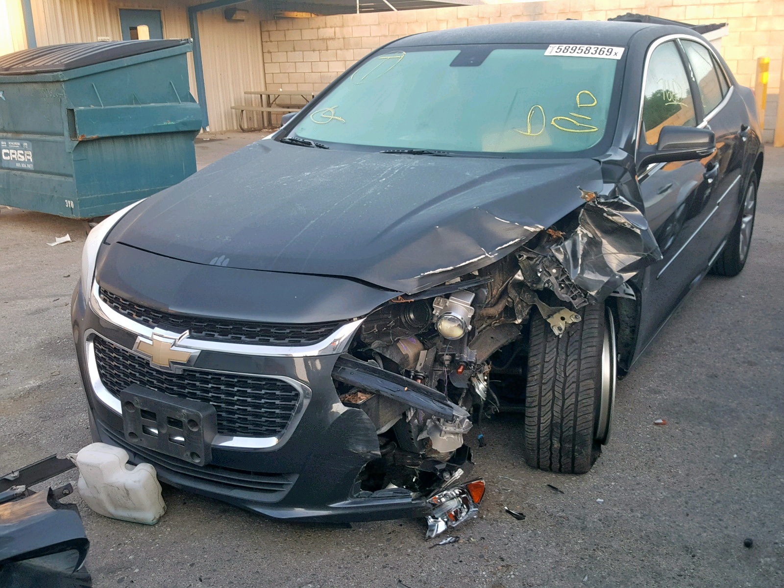 Photo 2 from auction – 2015 CHEVROLET MALIBU 1LT with VIN 1G11C5SL1FF190793