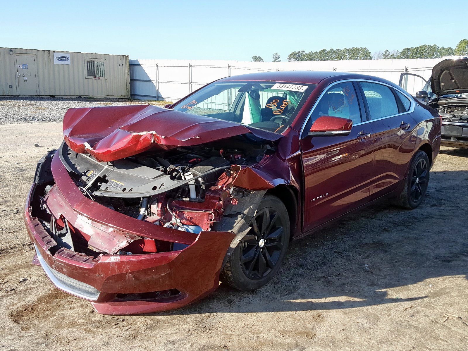 Photo 2 from auction – 2017 CHEVROLET IMPALA LT with VIN 2G1105SA9H9174733