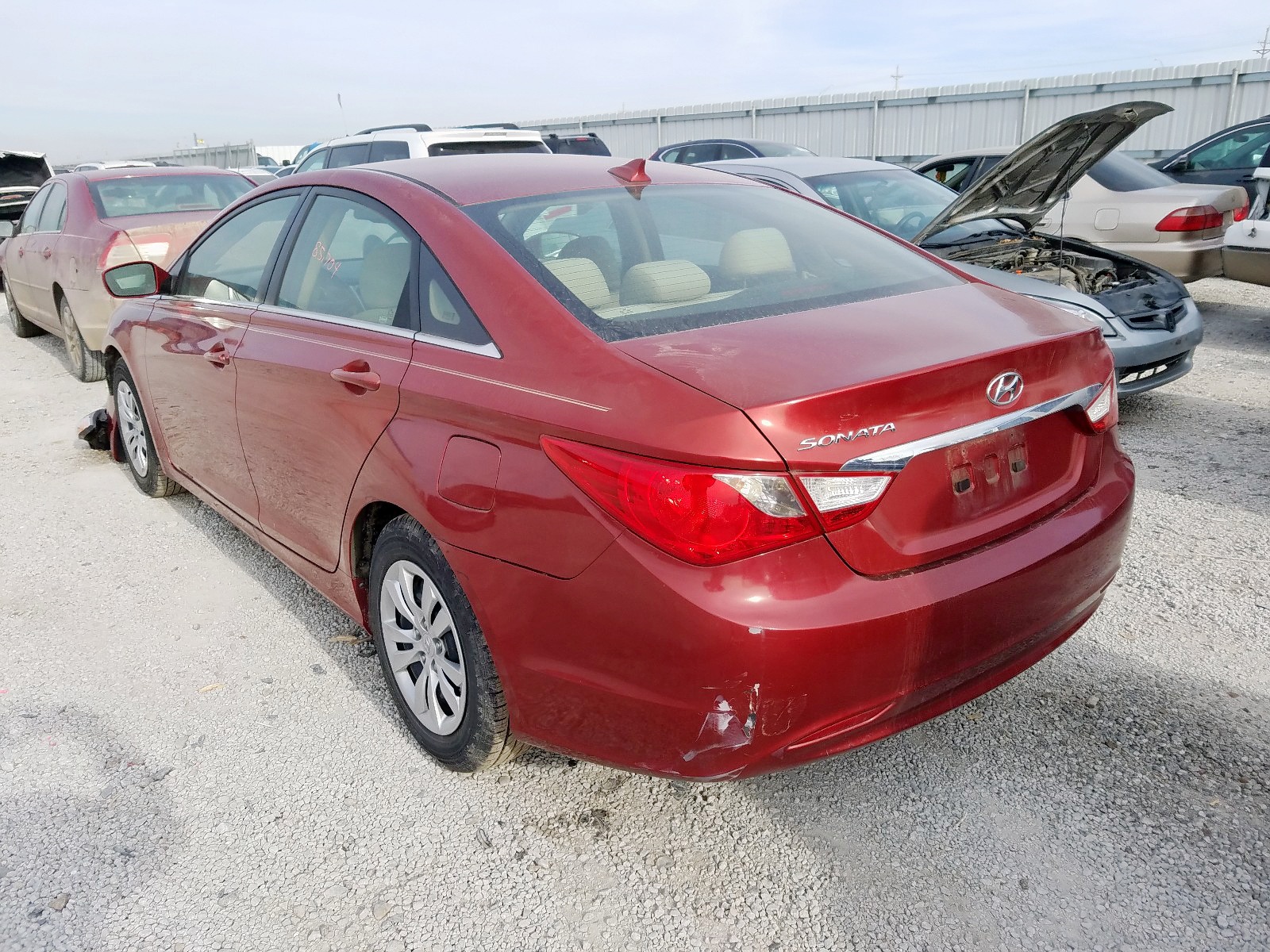 Photo 3 from auction – 2012 HYUNDAI SONATA GLS with VIN 5NPEB4AC4CH422327
