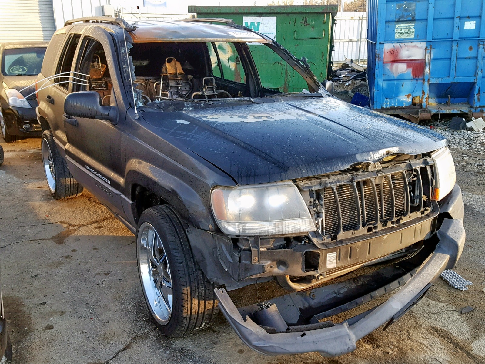 JEEP GRAND CHER 2004 with VIN 1J4GW48S74C358219 - Photo from auction