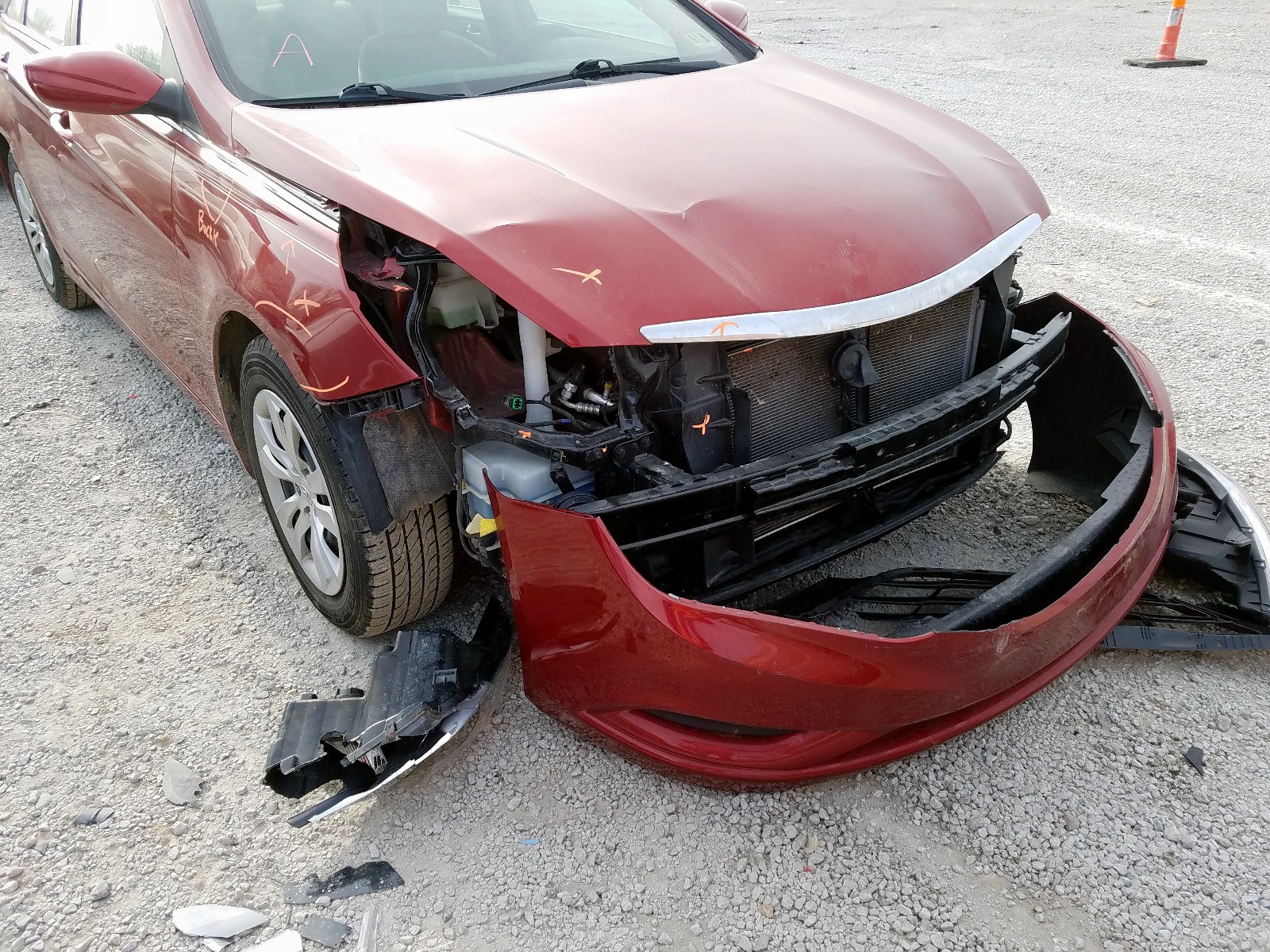 Photo 9 from auction – 2012 HYUNDAI SONATA GLS with VIN 5NPEB4AC4CH422327