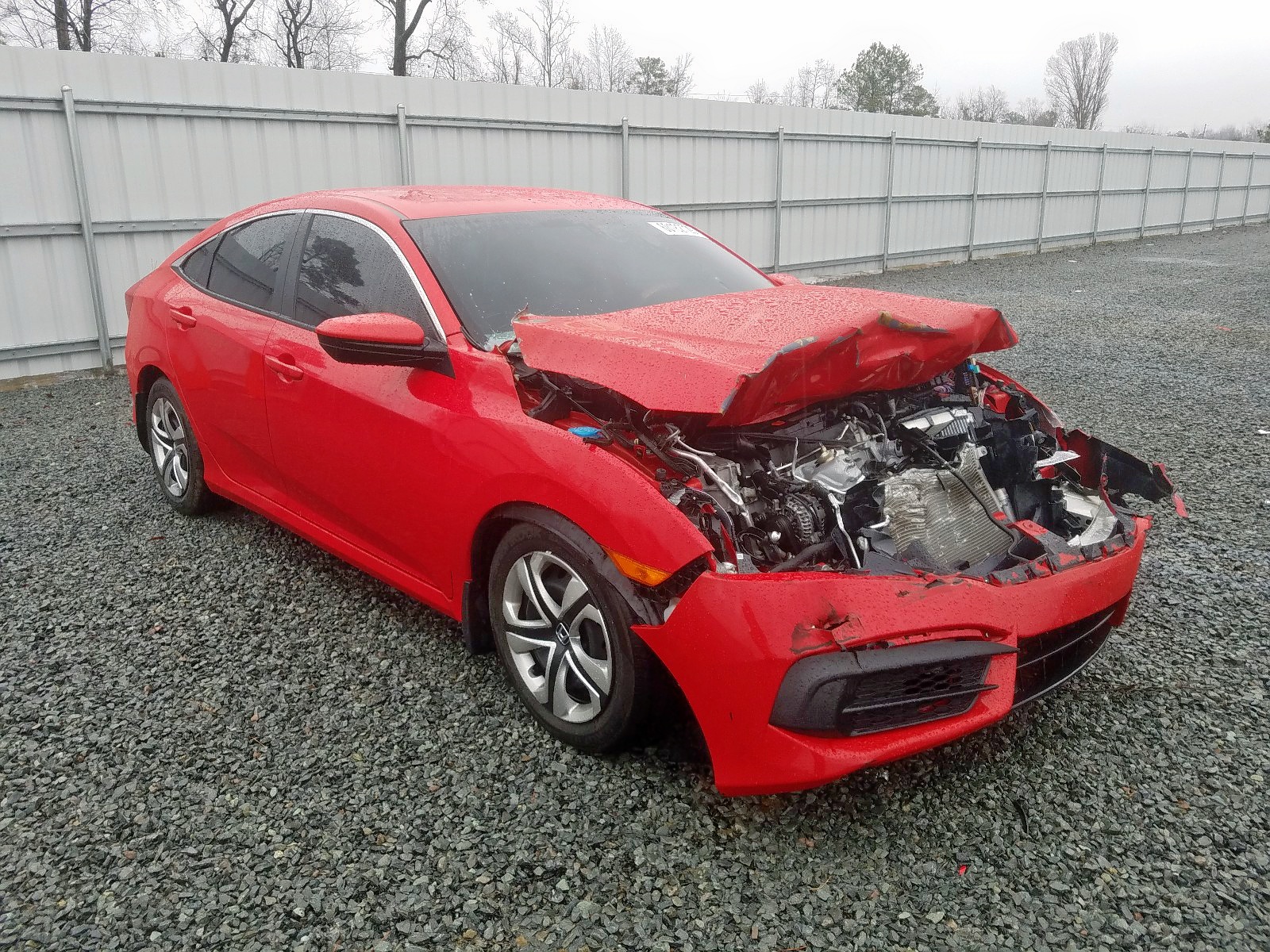 Photo 1 from auction – 2018 HONDA CIVIC LX with VIN 2HGFC2F57JH549628