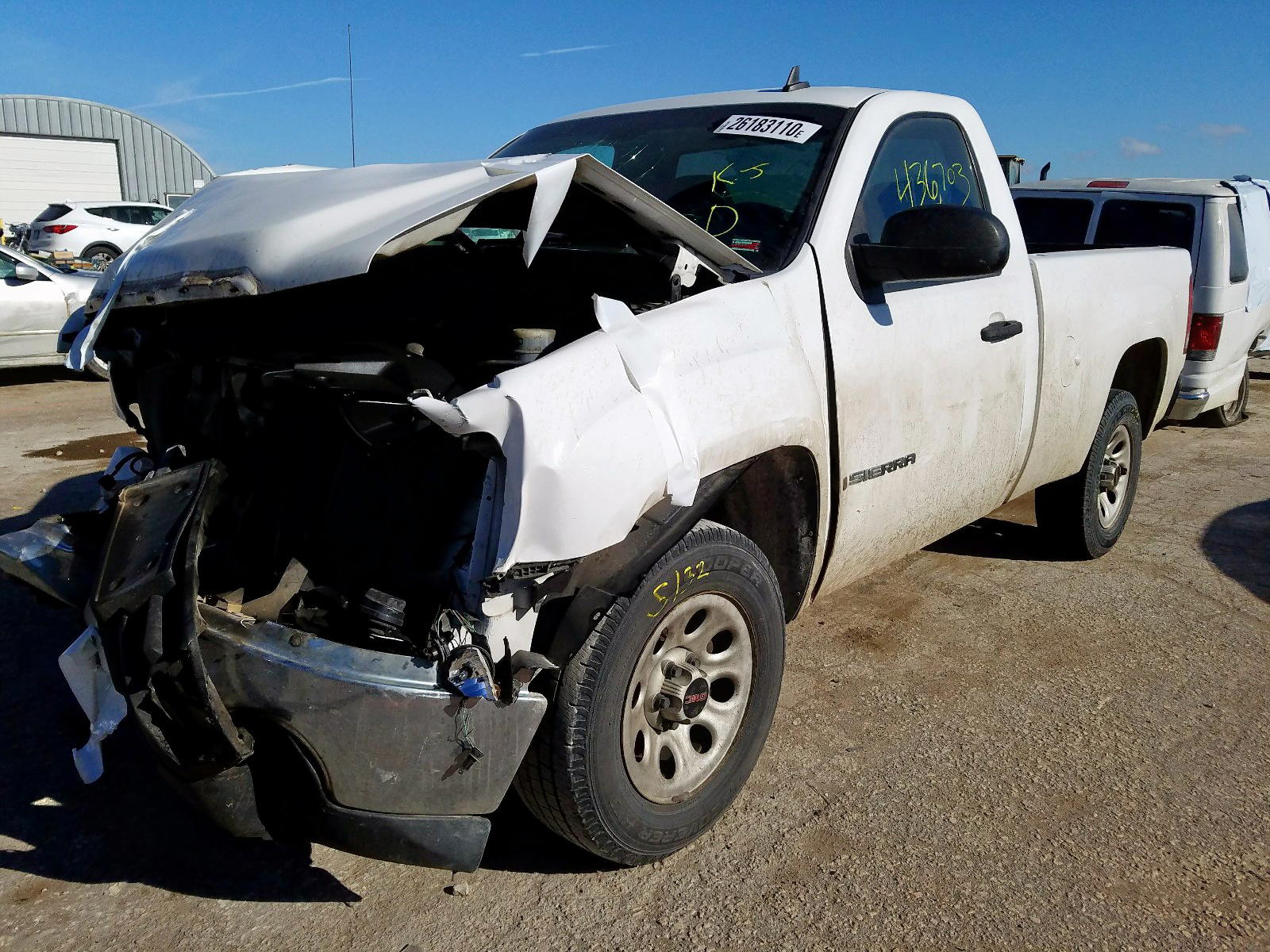 Photo 2 from auction – 2008 GMC SIERRA with VIN 1GTEC14X28Z304867