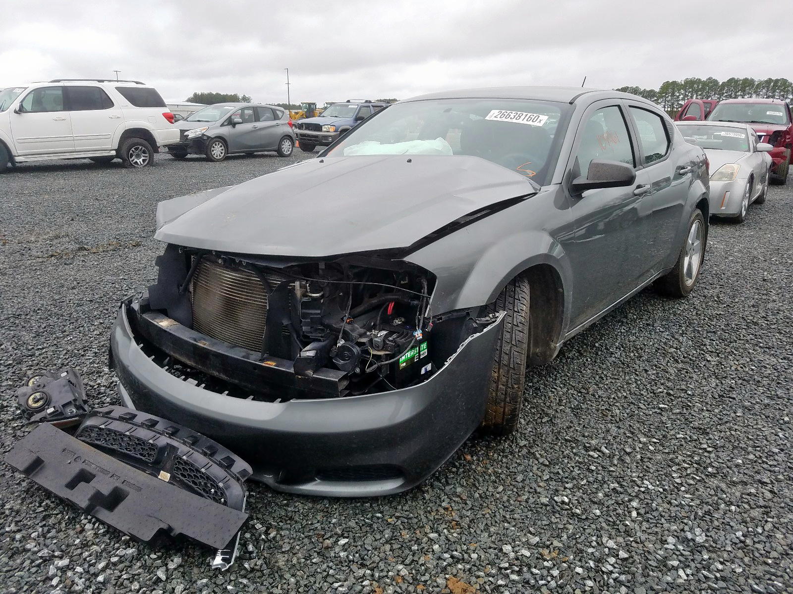Photo 2 from auction – 2013 DODGE AVENGER SE with VIN 1C3CDZAB4DN594675