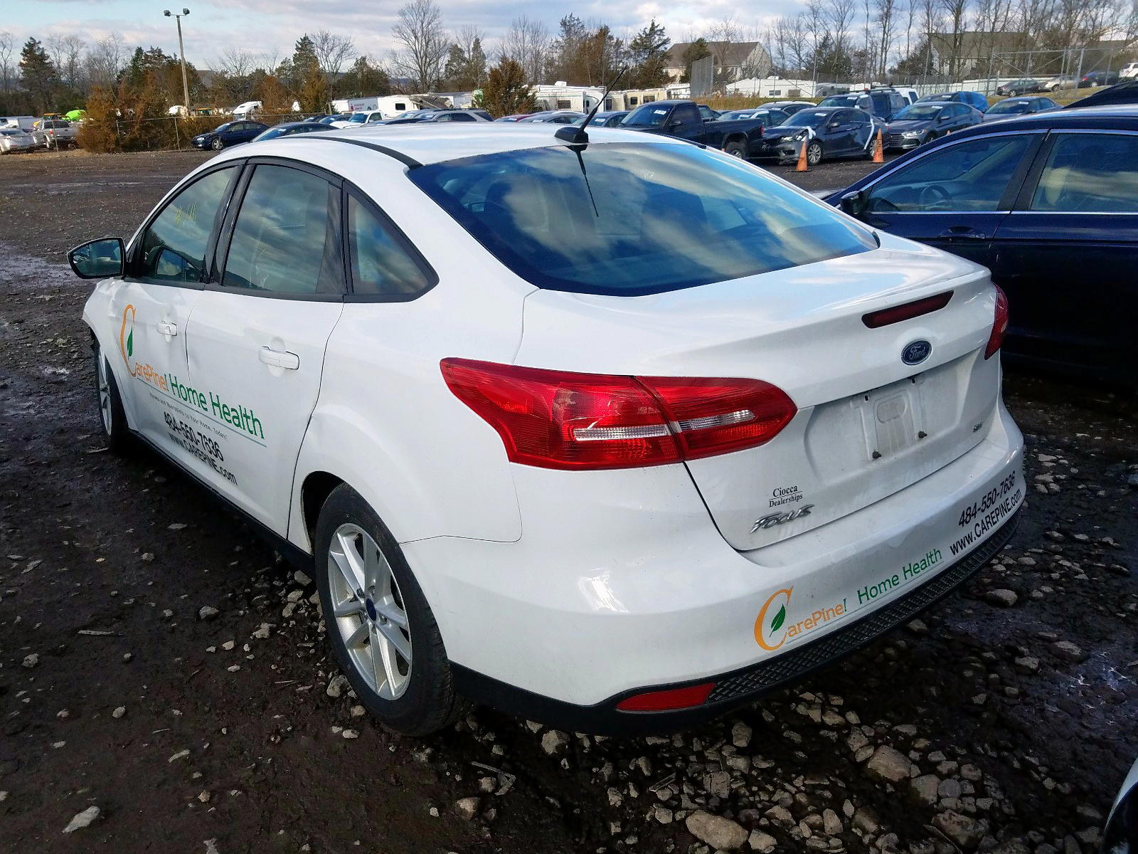 Photo 3 from auction – 2018 FORD FOCUS SE with VIN 1FADP3F29JL219665