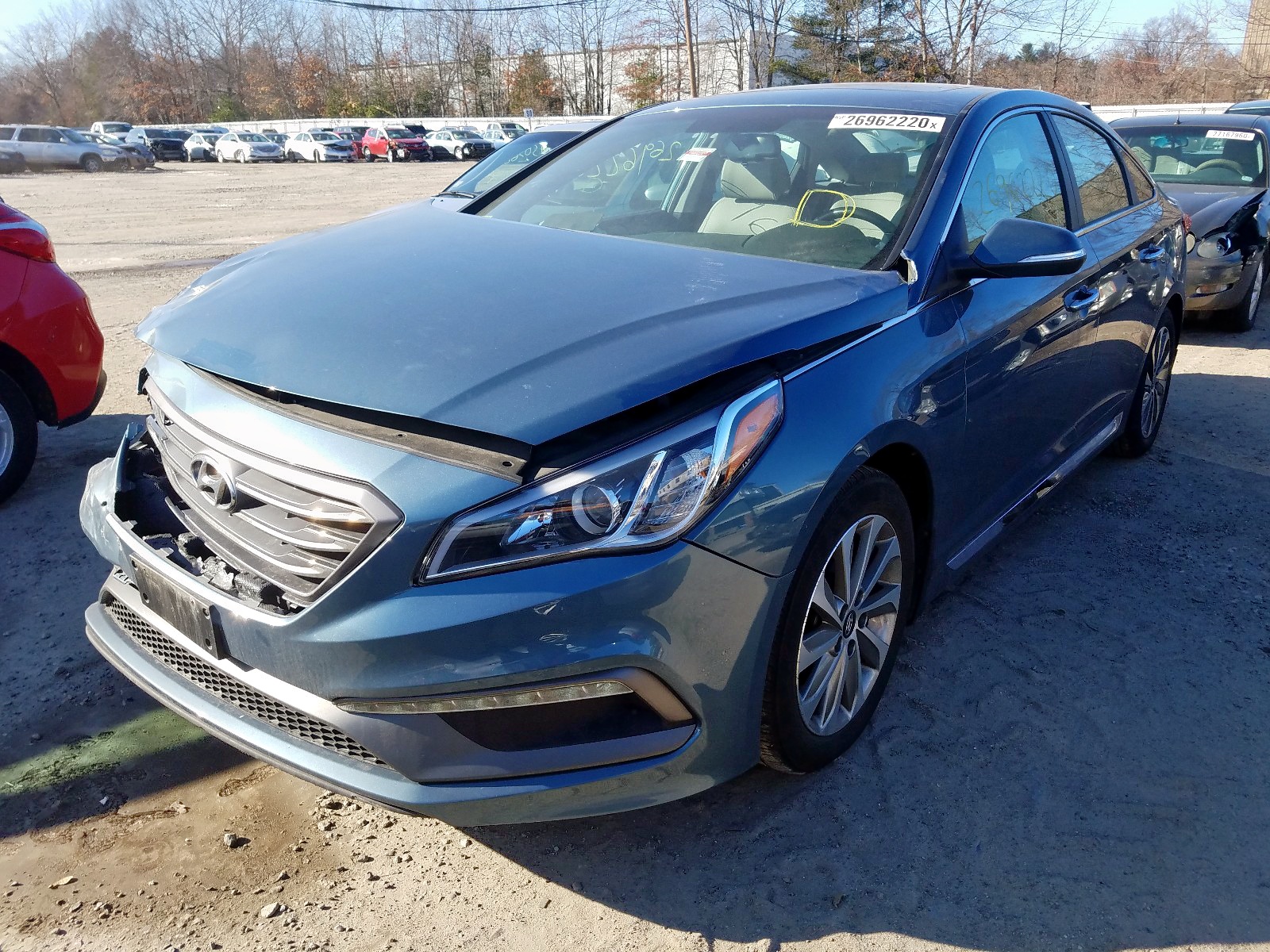 Photo 2 from auction – 2017 HYUNDAI SONATA SPO with VIN 5NPE34AFXHH564356