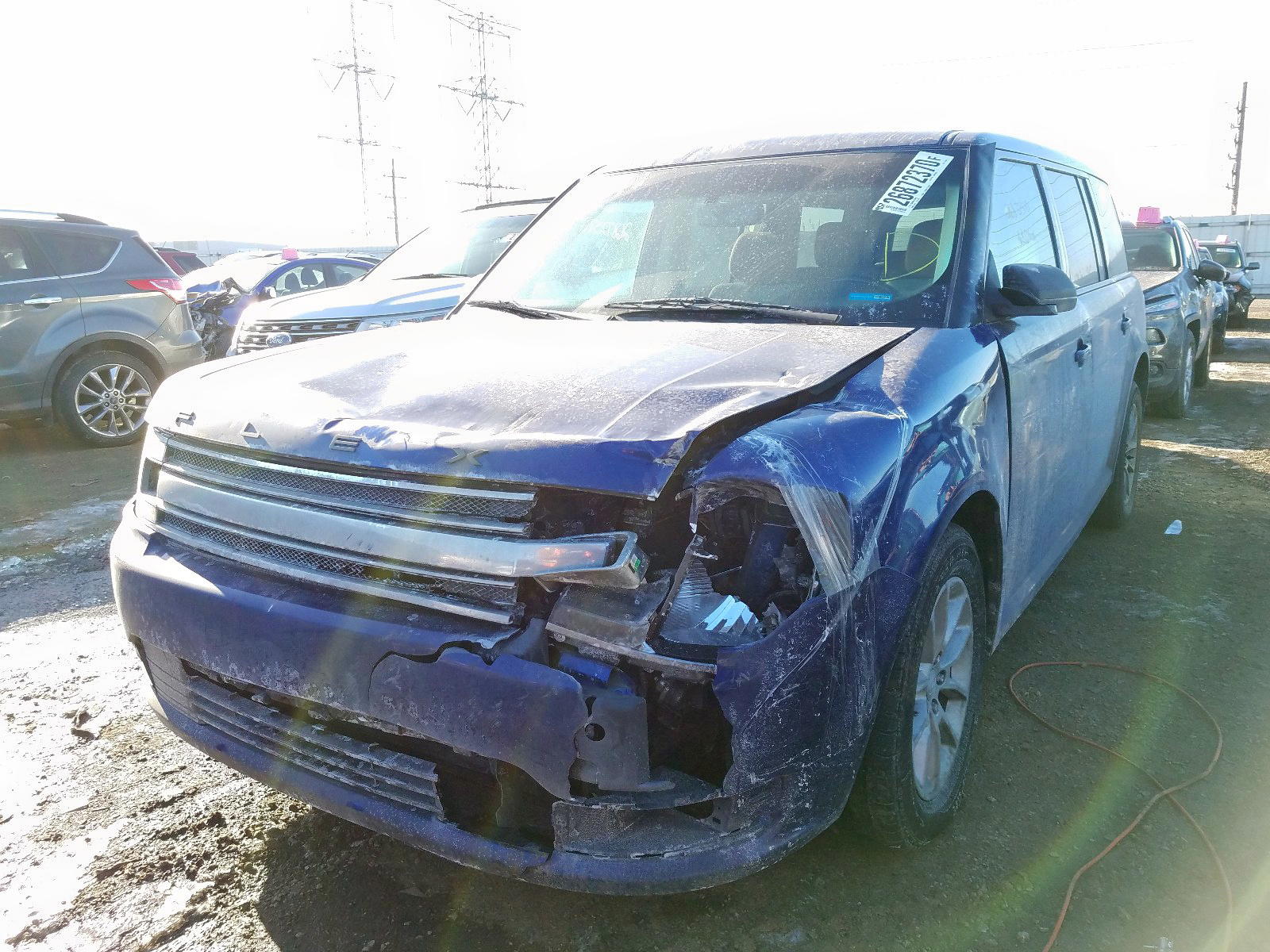 Photo 2 from auction – 2014 FORD FLEX SE with VIN 2FMGK5B87EBD02878