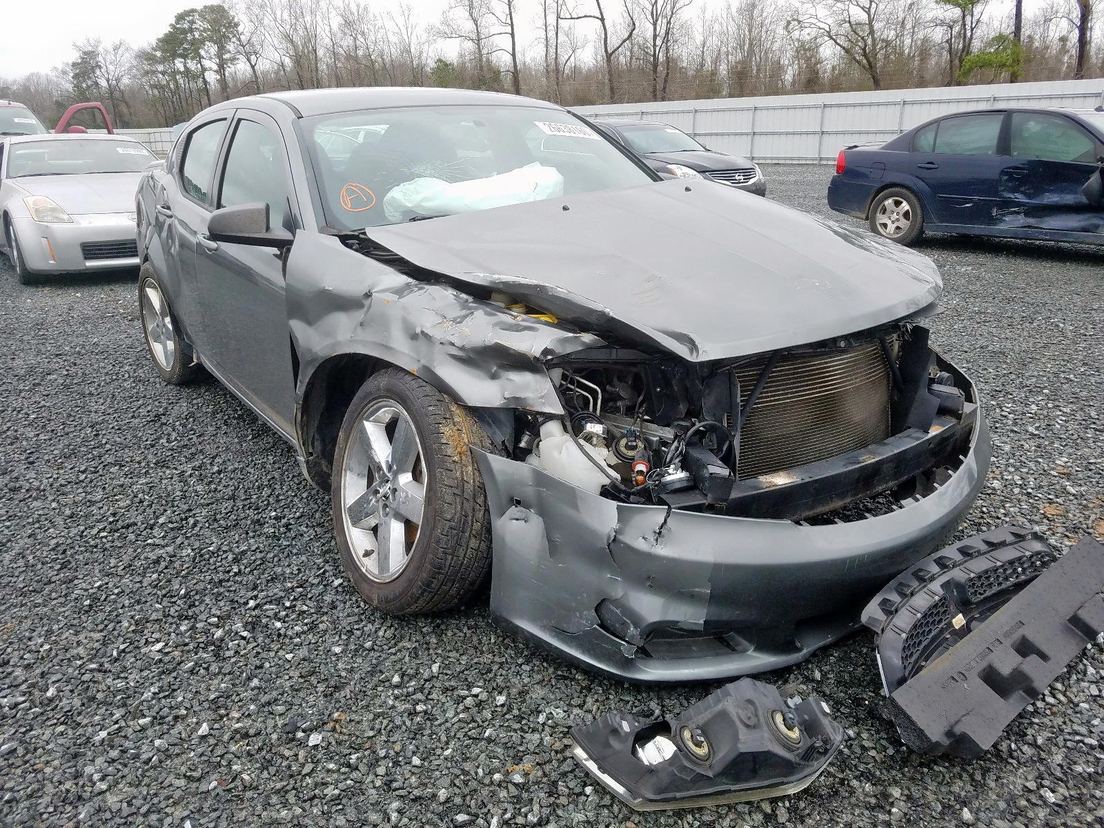 DODGE AVENGER SE 2013 with VIN 1C3CDZAB4DN594675 - Photo from auction
