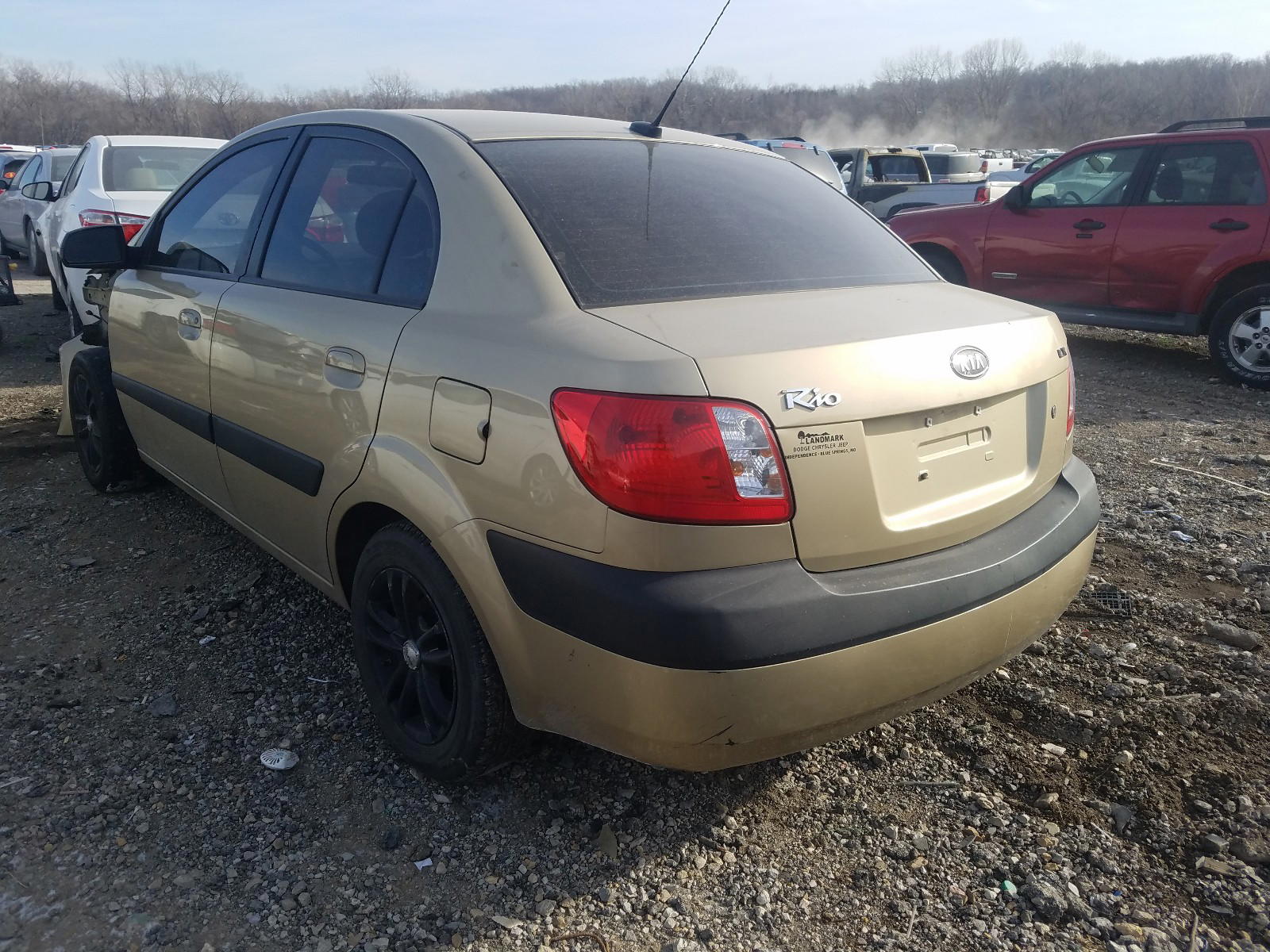 Photo 3 from auction – 2009 KIA RIO BASE with VIN KNADE223196539028