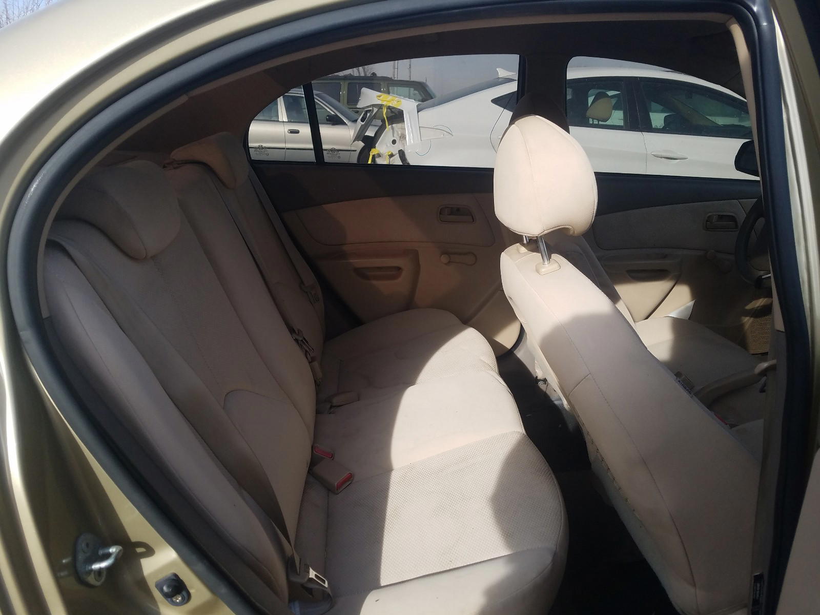 Photo 6 from auction – 2009 KIA RIO BASE with VIN KNADE223196539028